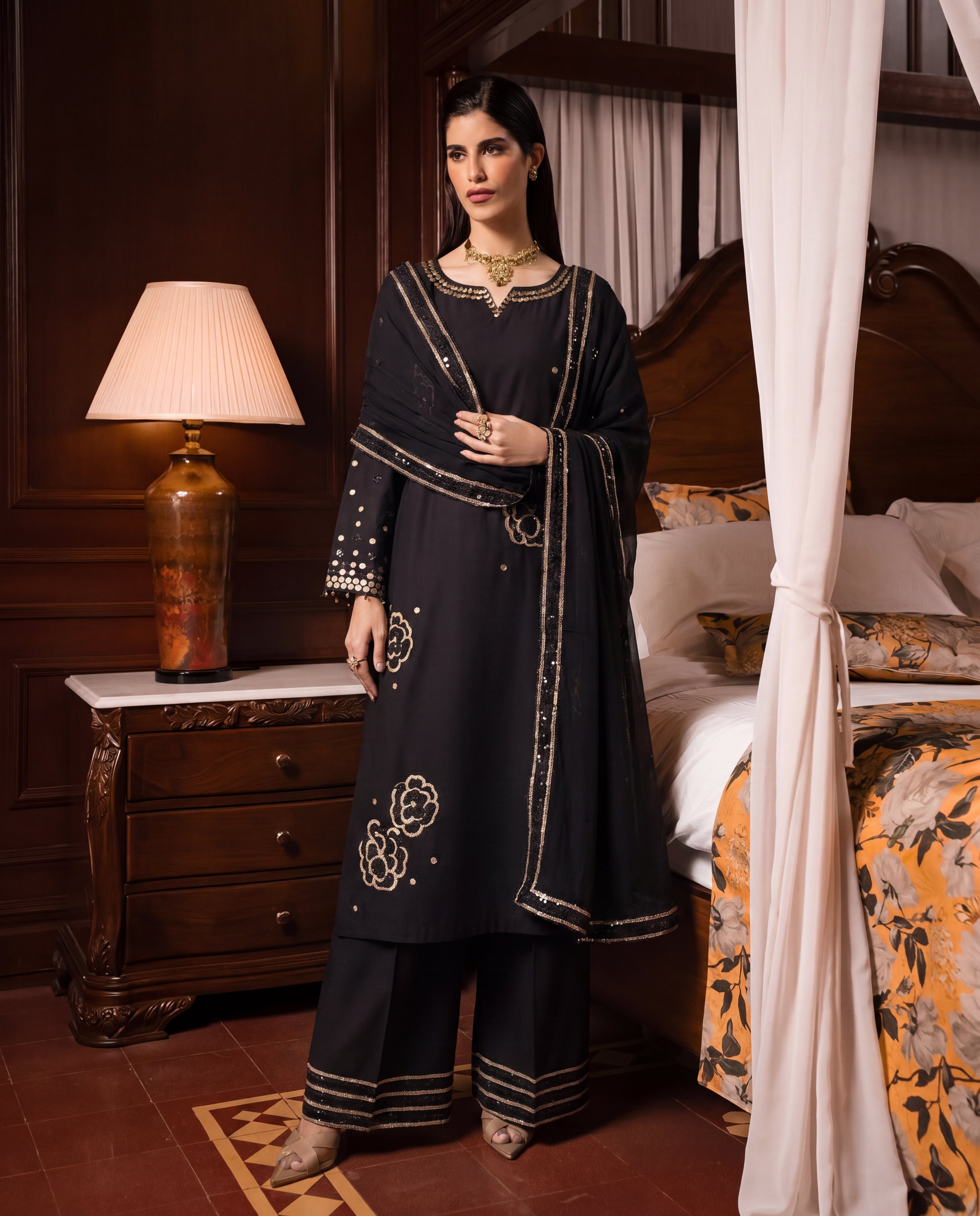 Leora Premium Fabric Pakistani Summer Dresses - Sahiba-clothing - 9