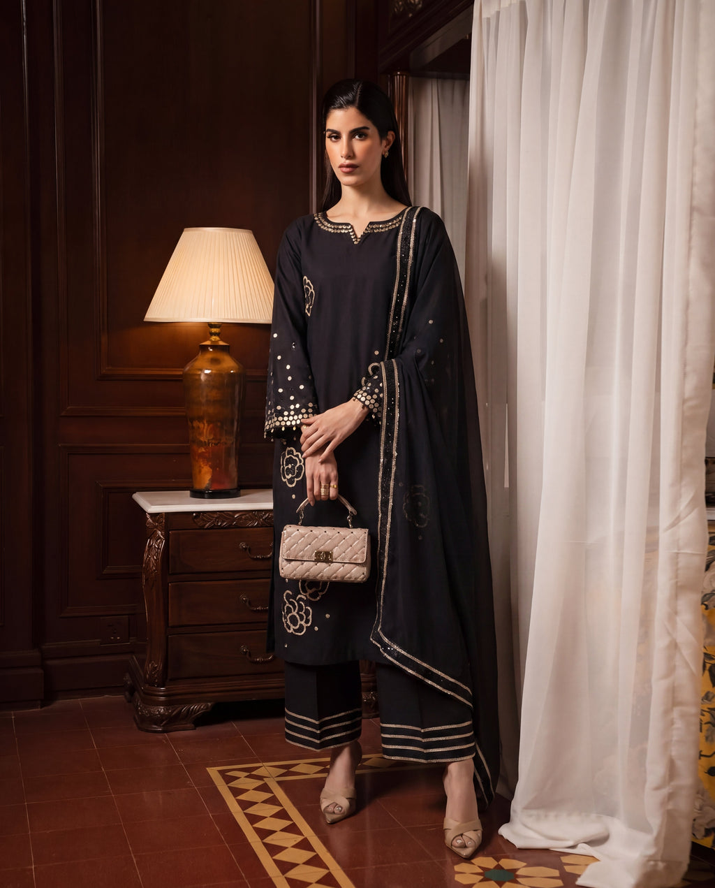 Leora Premium Fabric Pakistani Summer Dresses - Sahiba-clothing - 1