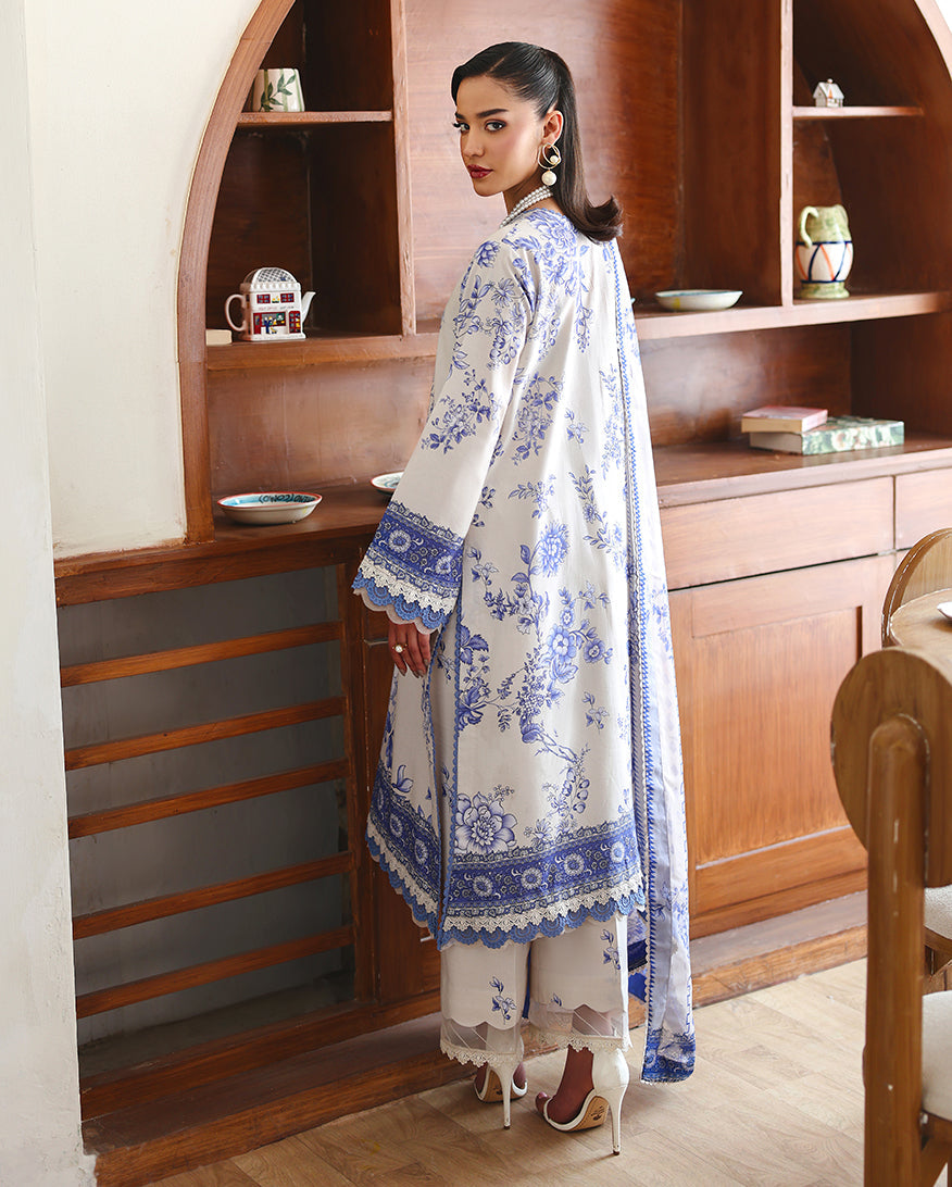 Lilac bloom Organza Women Clothing - Roheenaz - 2