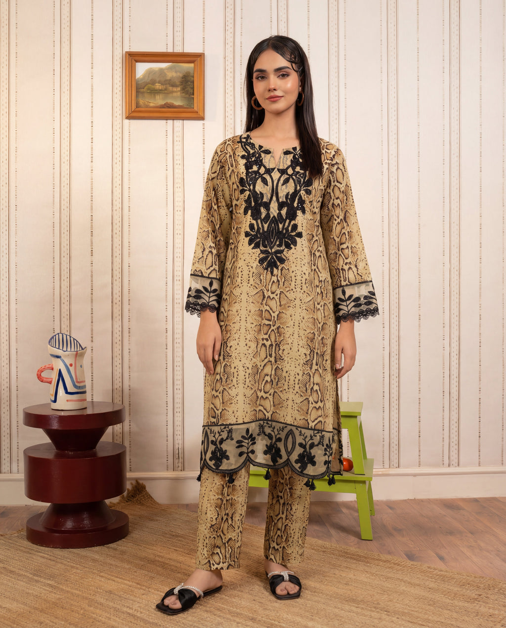 Lively Premium Fabric Pakistani Summer Dresses - Sahiba-clothing - 4