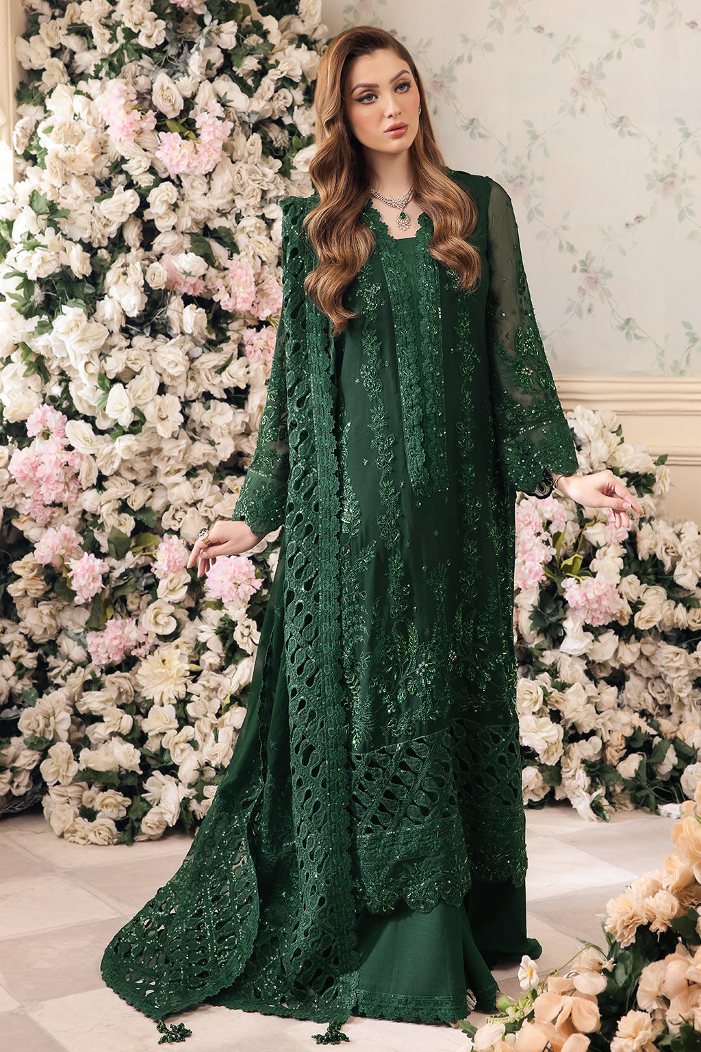 Sabeen Embroidered Pakistani Dress