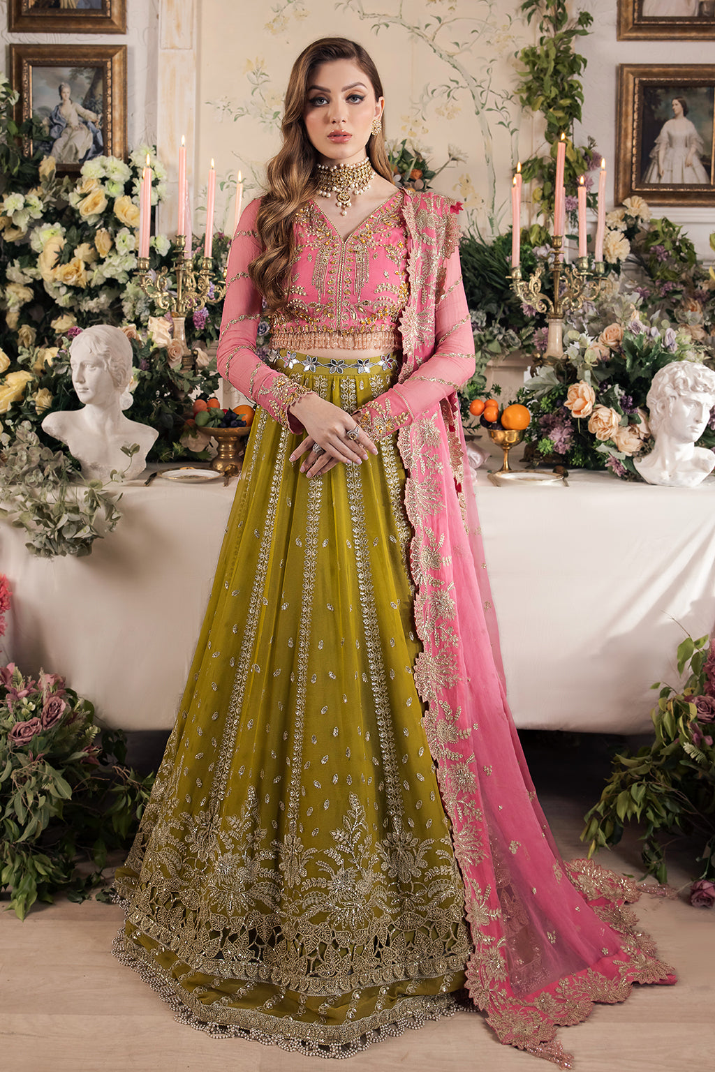 Taskheer Raw Silk Pakistani Formal Dresses
