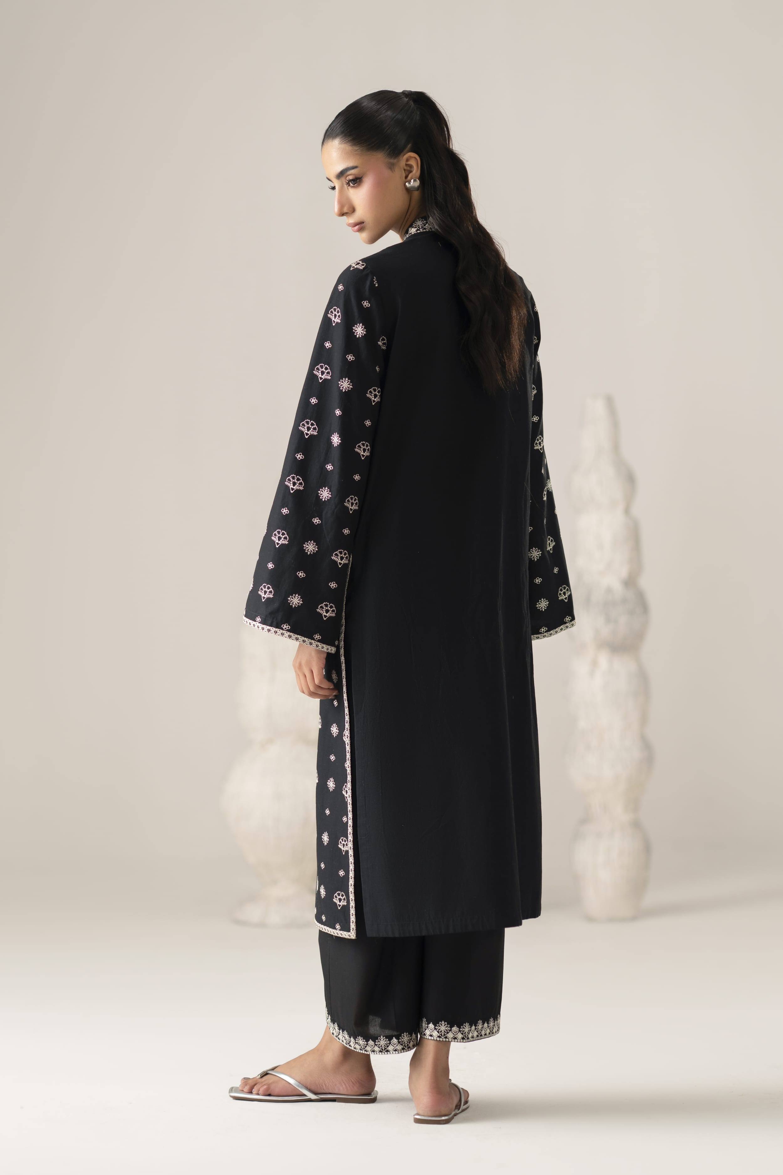 Raya Cotton Pakistani Summer Dresses - Akbar Aslam - 3