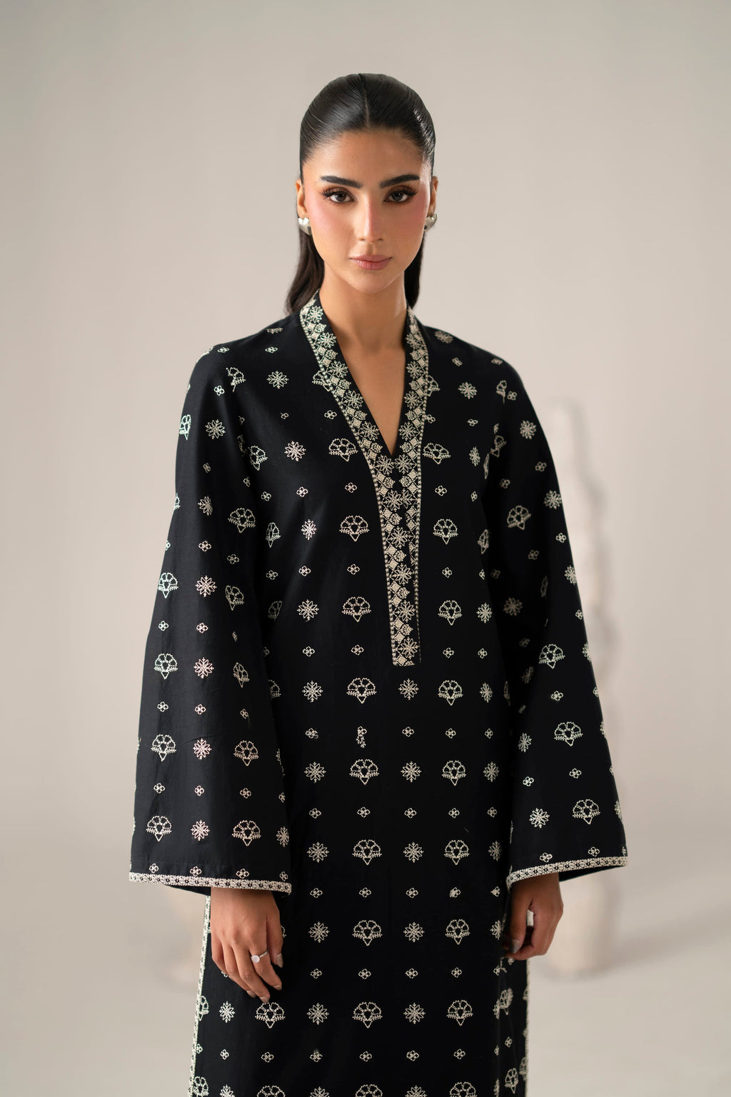 Raya Cotton Pakistani Summer Dresses - Akbar Aslam - 4