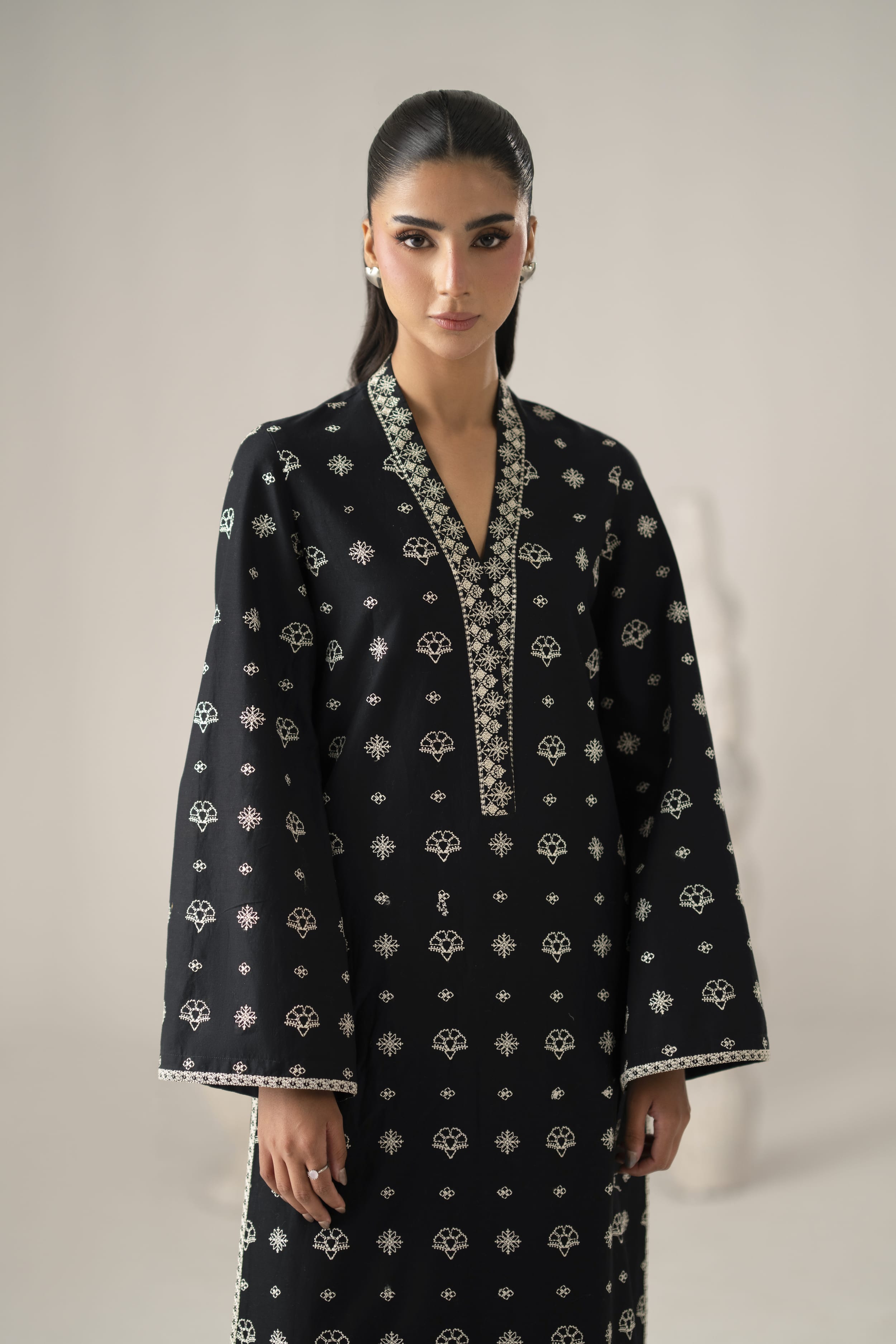 Raya Cotton Pakistani Summer Dresses - Akbar Aslam - 4