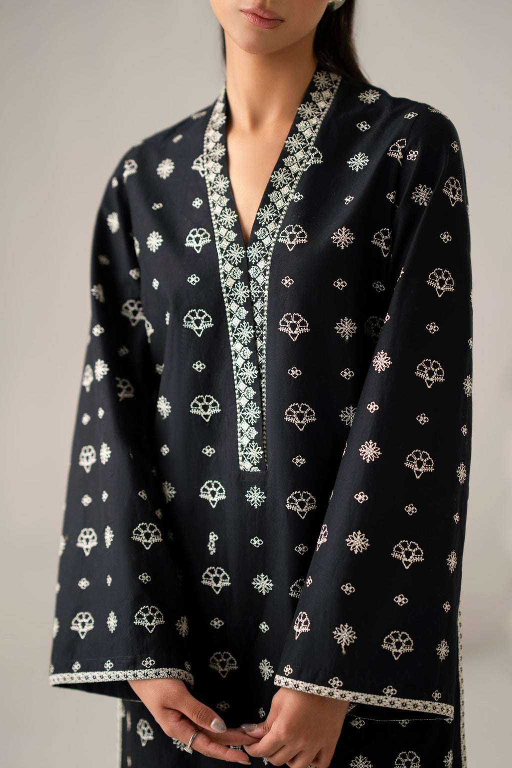 Raya Cotton Pakistani Summer Dresses - Akbar Aslam - 6