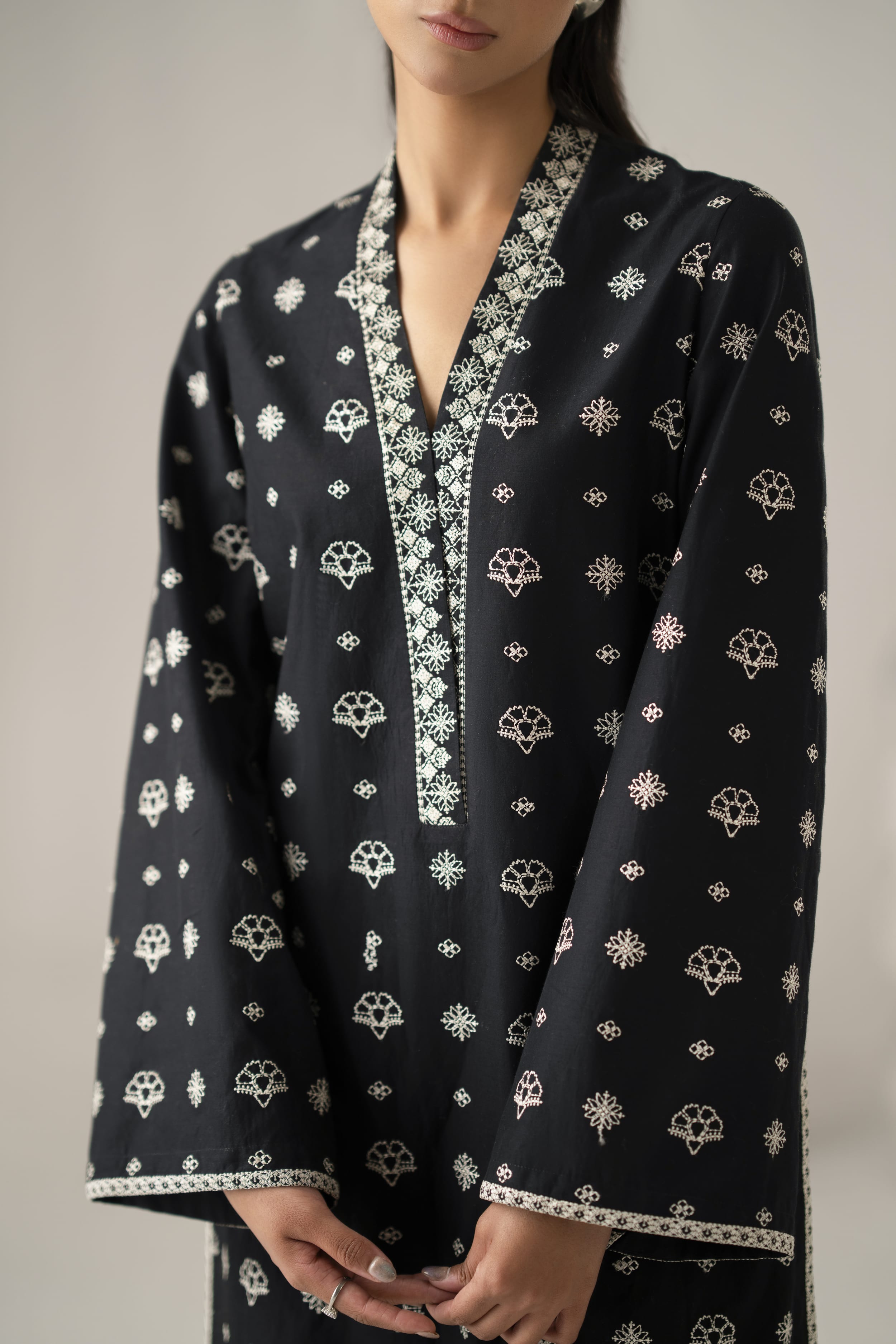 Raya Cotton Pakistani Summer Dresses - Akbar Aslam - 6