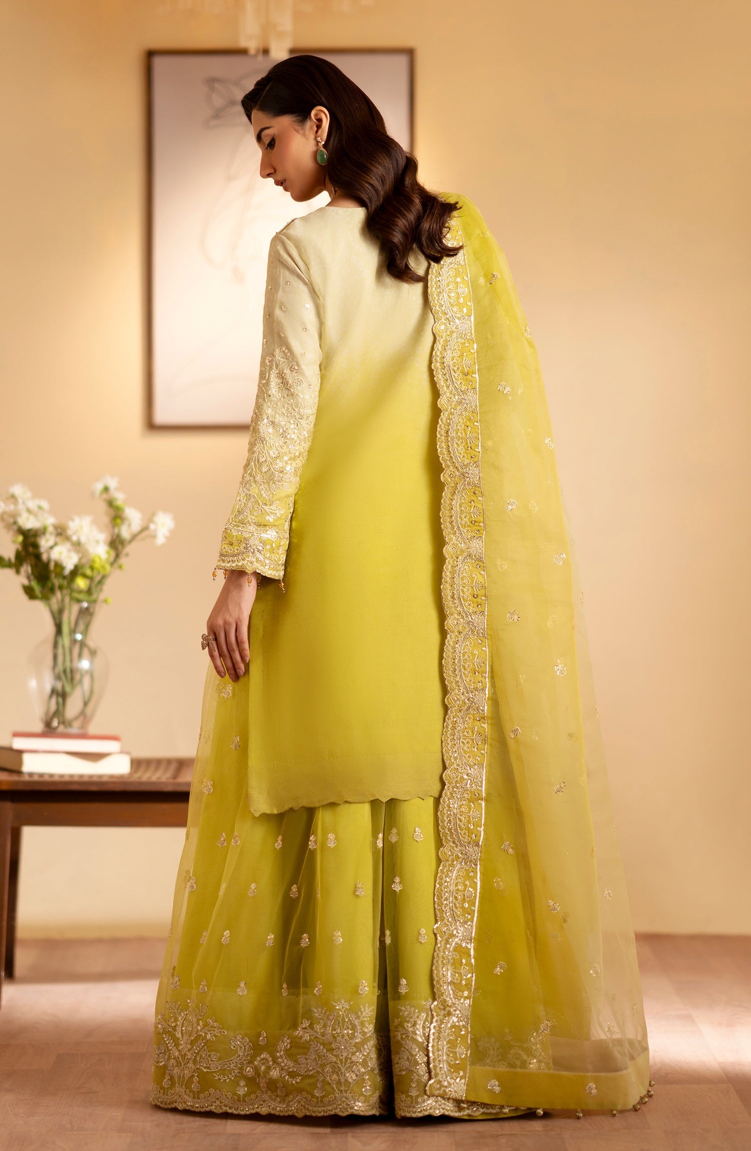 Sabian Raw Silk Pakistani Formal Dresses