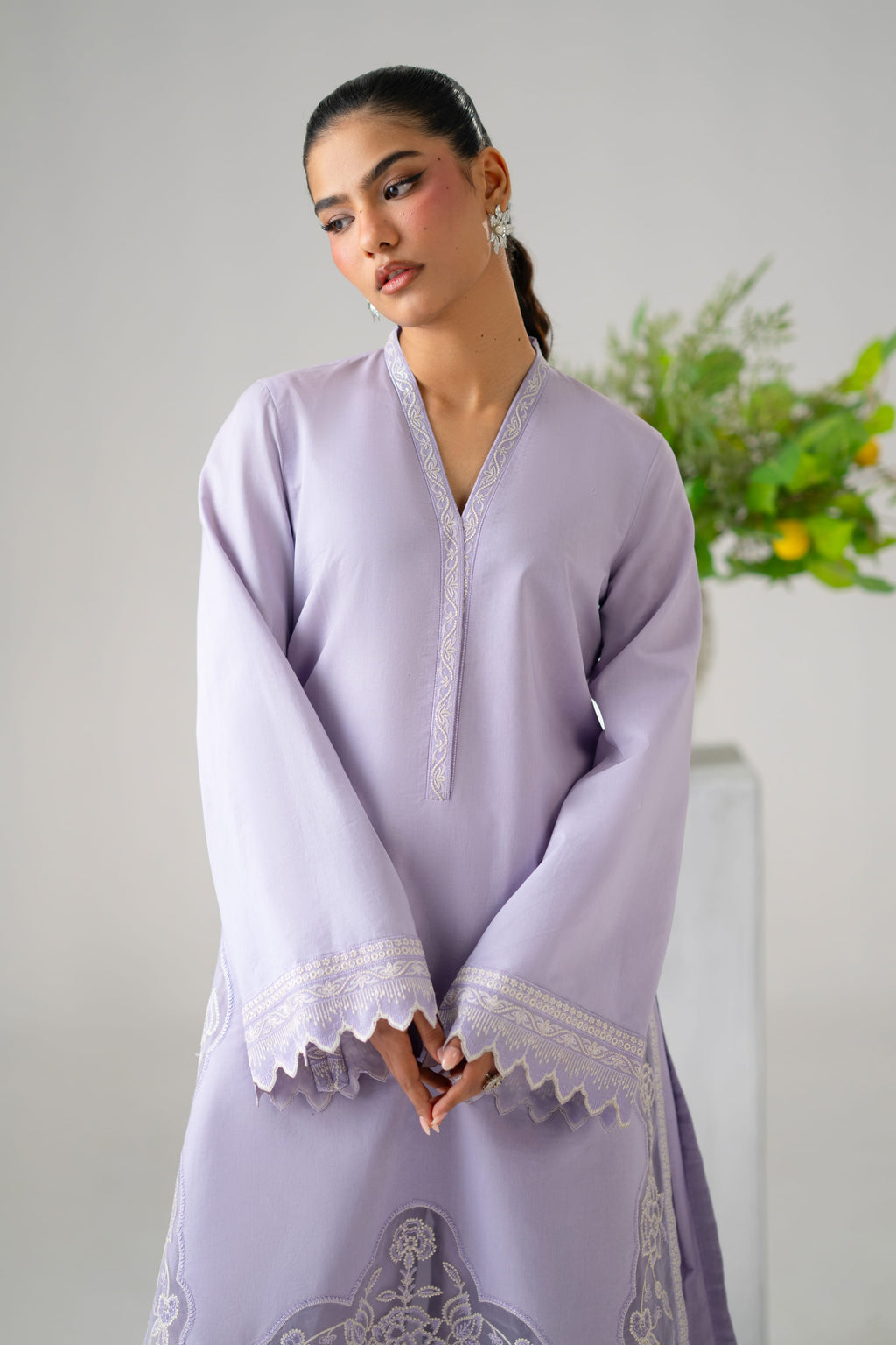 Luna Cotton Pakistani Summer Dresses - Akbar Aslam - 4