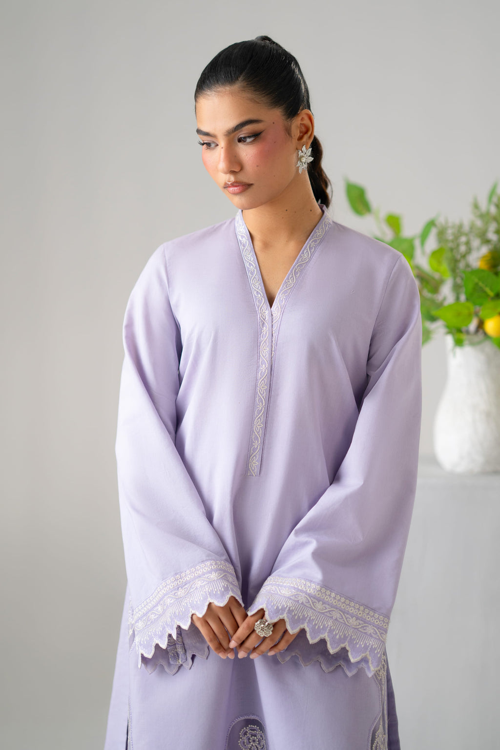 Luna Cotton Pakistani Summer Dresses - Akbar Aslam - 7