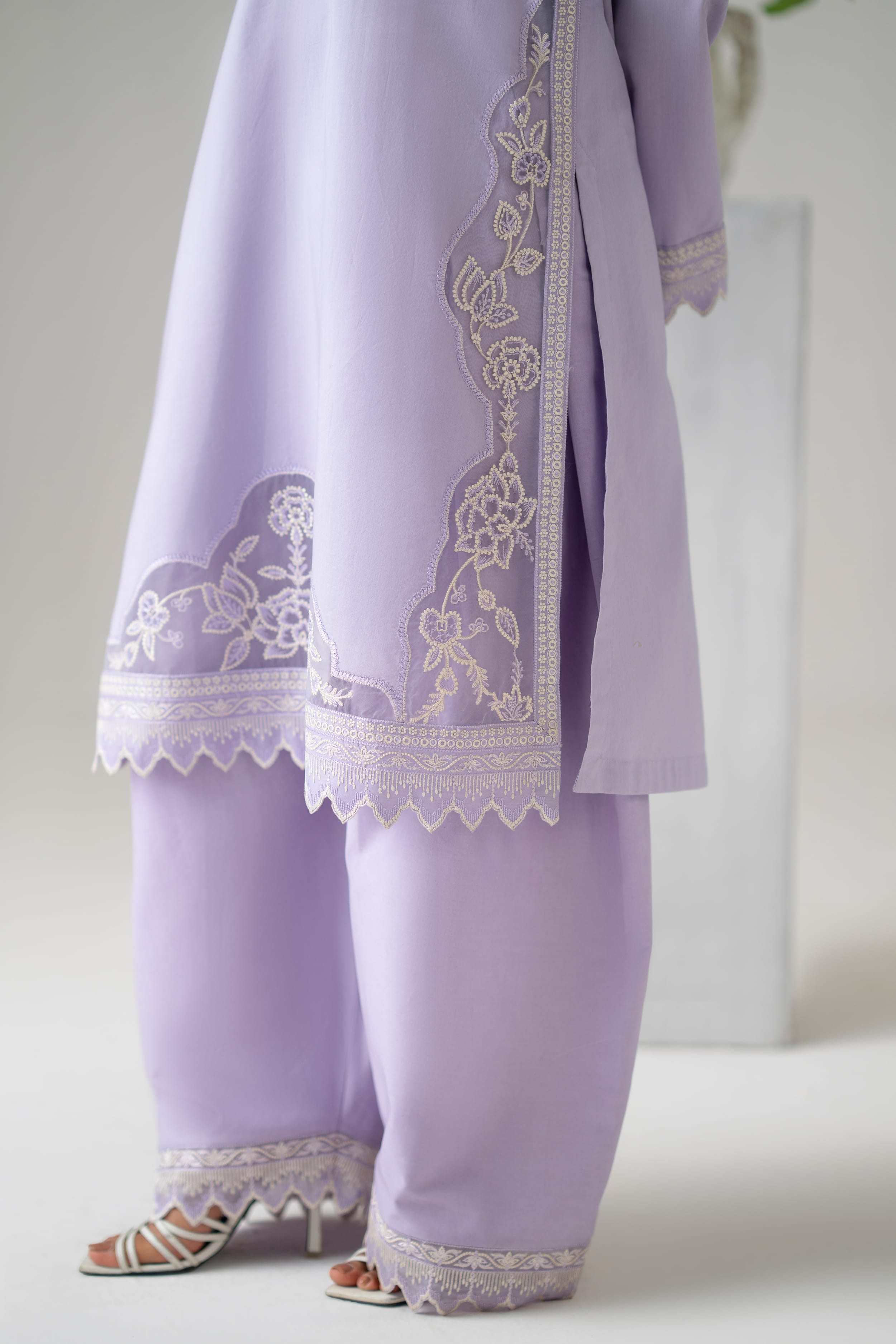 Luna Cotton Pakistani Summer Dresses - Akbar Aslam - 8
