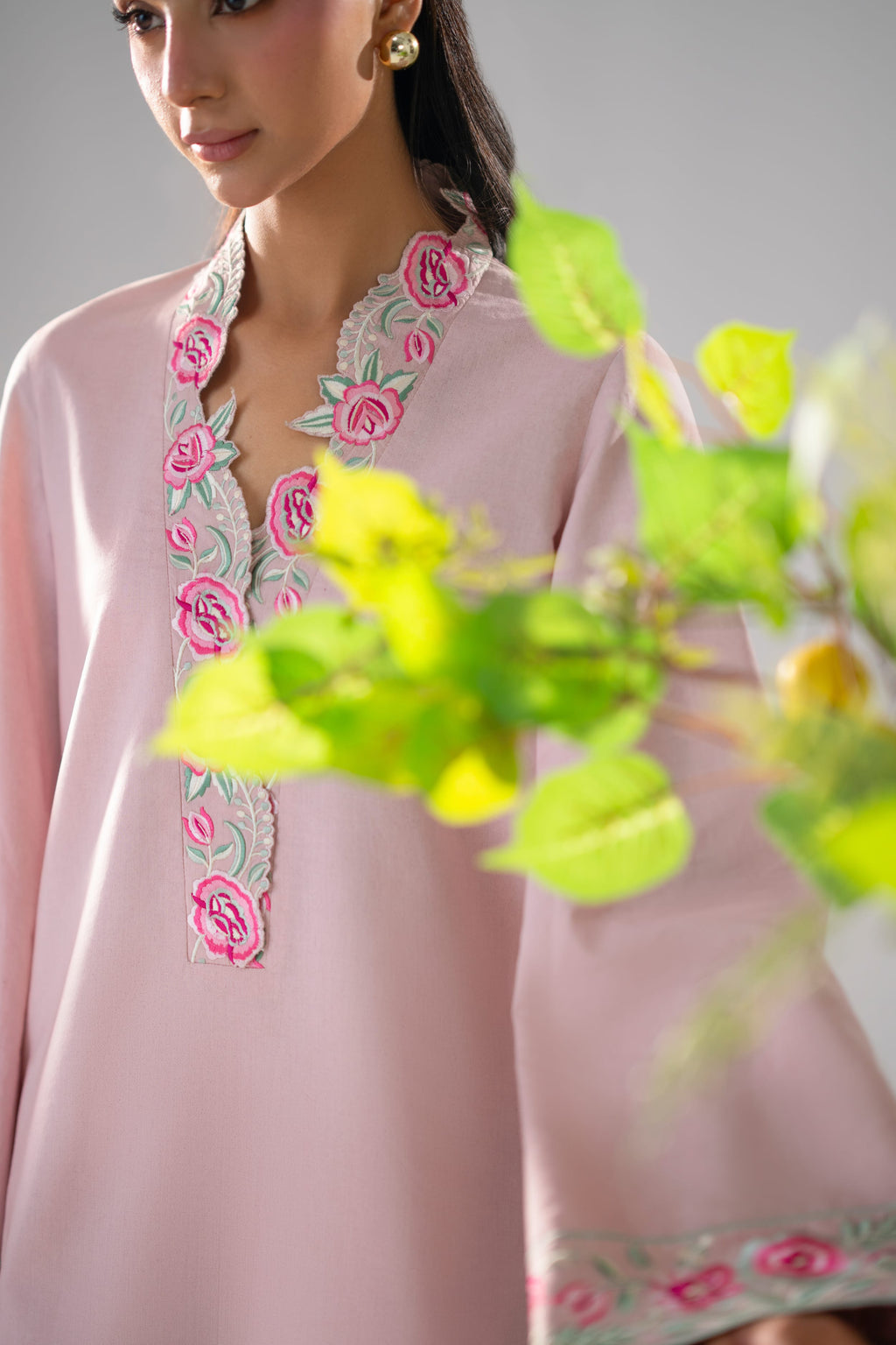 Canary Cotton Pakistani Summer Dresses - Akbar Aslam - 7