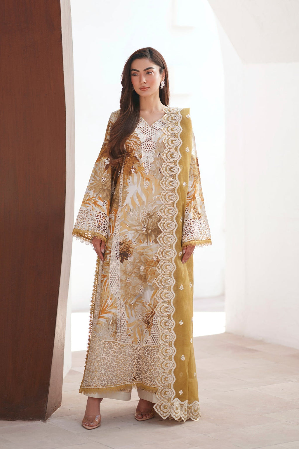 CALYRA Organza Pakistani Summer Dresses - Afrozeh - 1