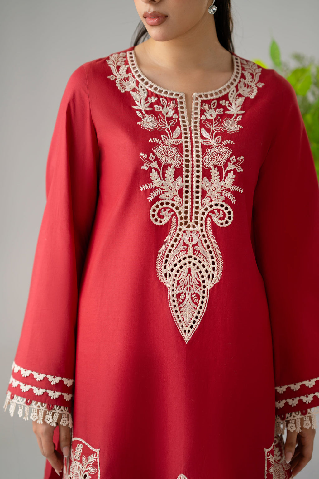 Vale Cotton Pakistani Summer Dresses - Akbar Aslam - 6