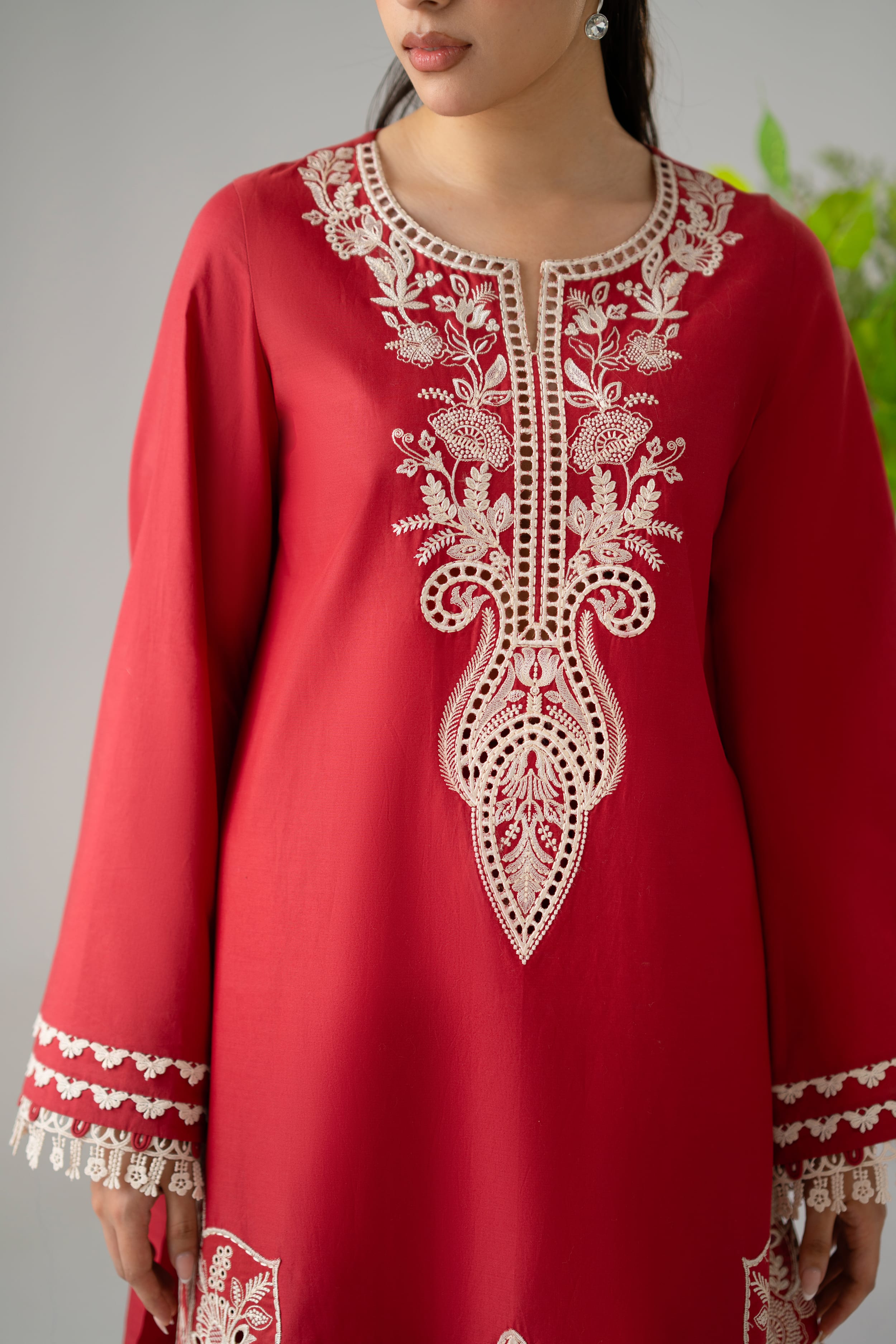 Vale Cotton Pakistani Summer Dresses - Akbar Aslam - 6