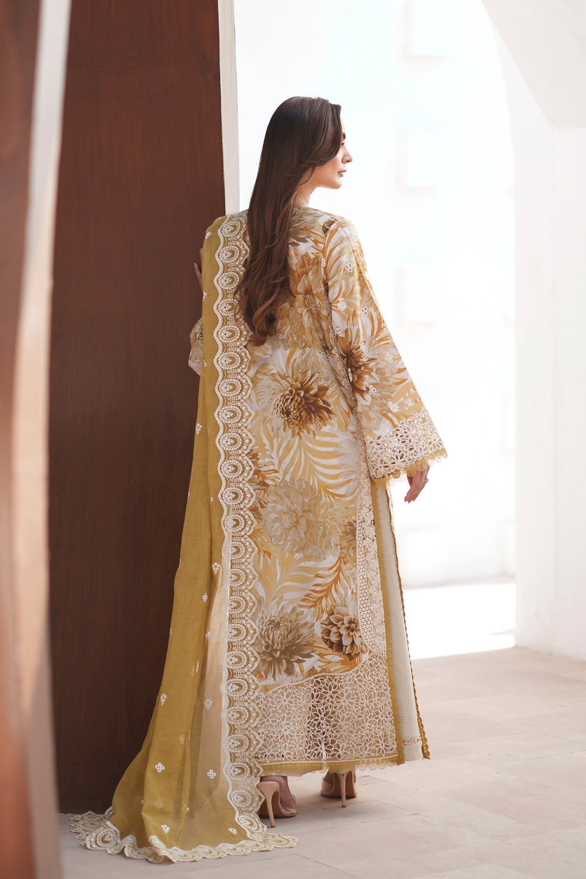 CALYRA Organza Pakistani Summer Dresses - Afrozeh - 4