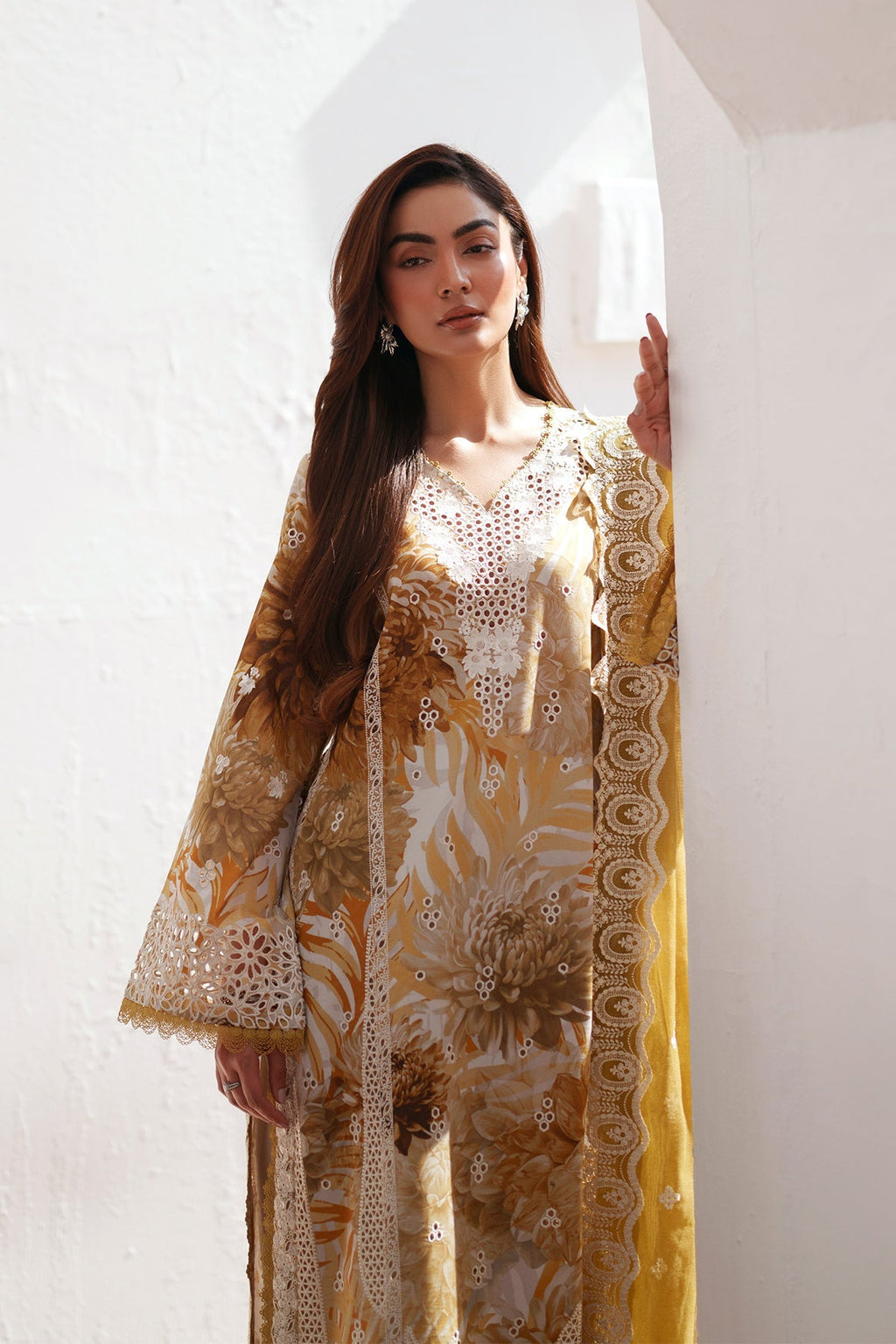 CALYRA Organza Pakistani Summer Dresses - Afrozeh - 5
