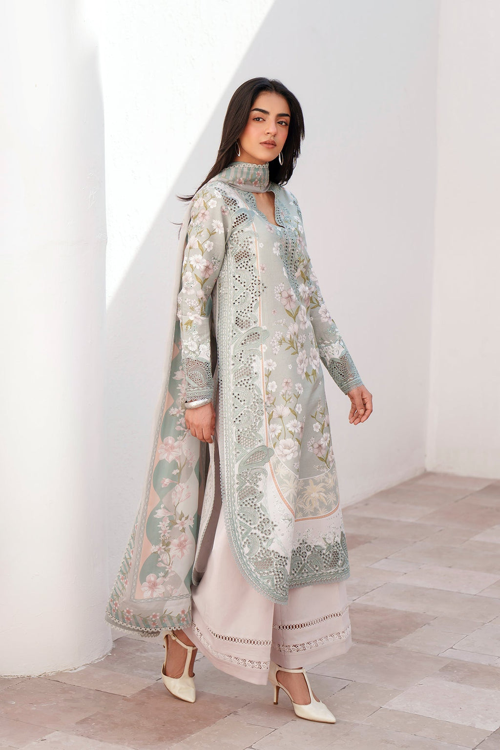 LUMIEREH Organza Pakistani Summer Dresses - Afrozeh - 2