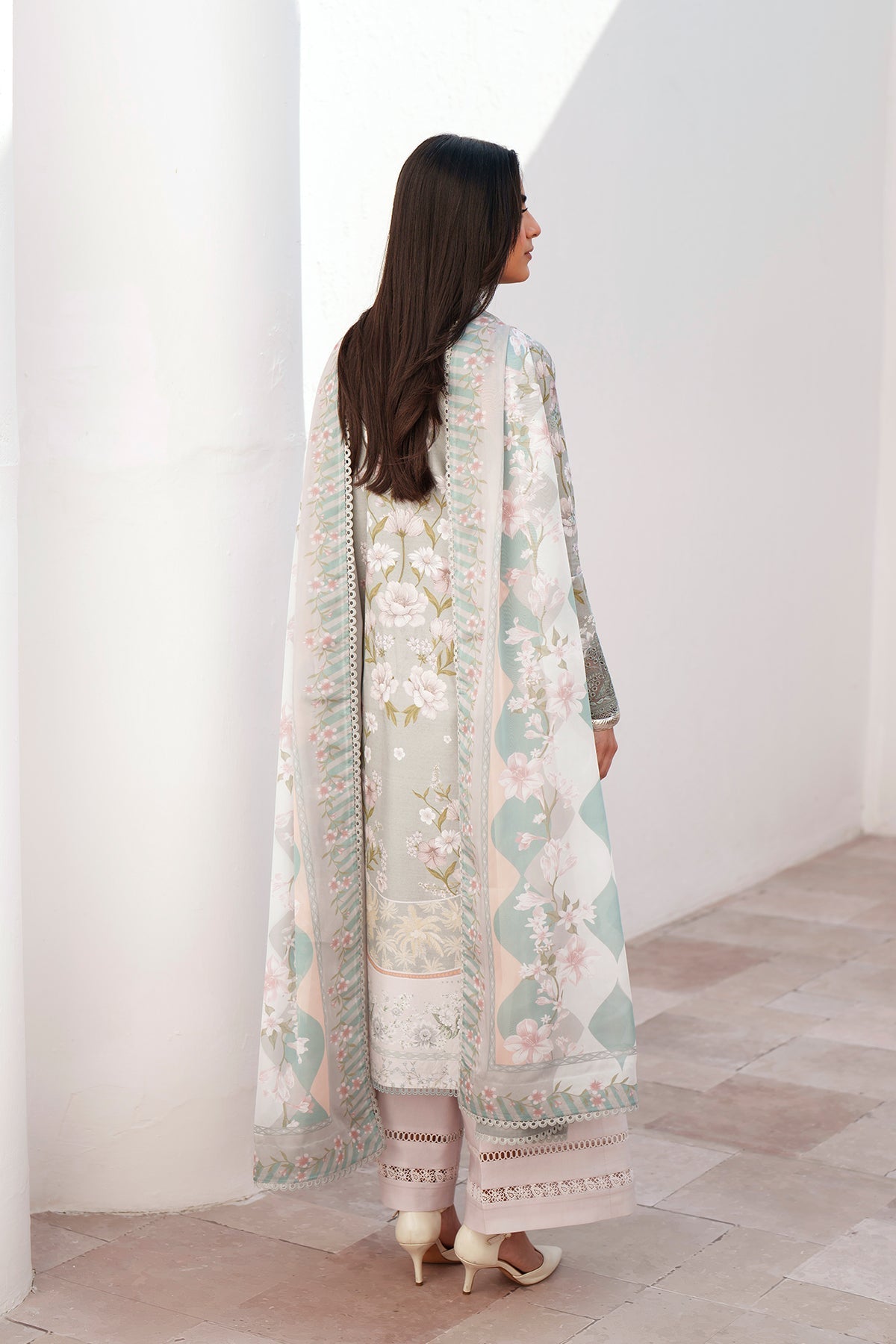 LUMIEREH Organza Pakistani Summer Dresses - Afrozeh - 4
