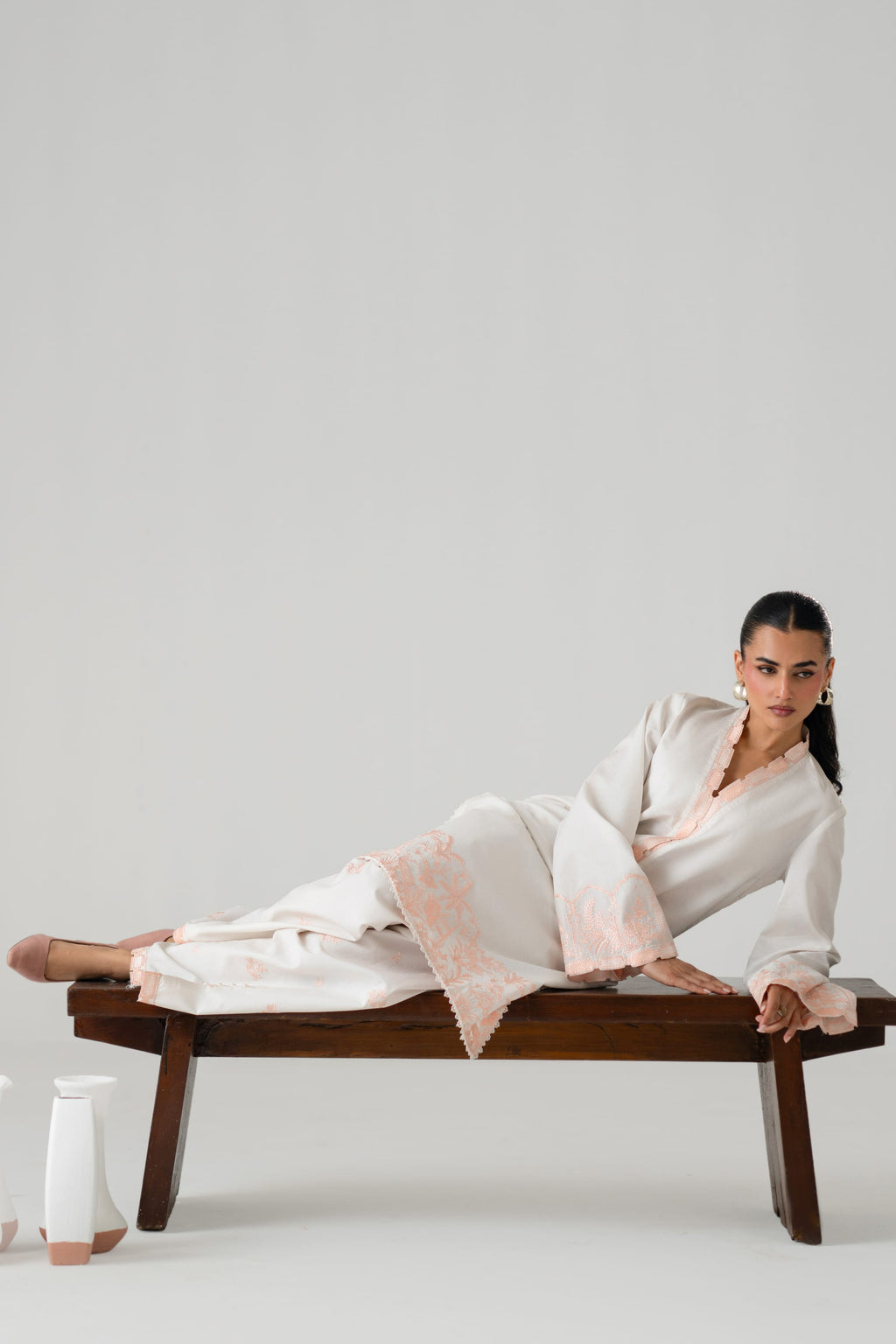 Ayna Cotton Pakistani Summer Dresses - Akbar Aslam - 8