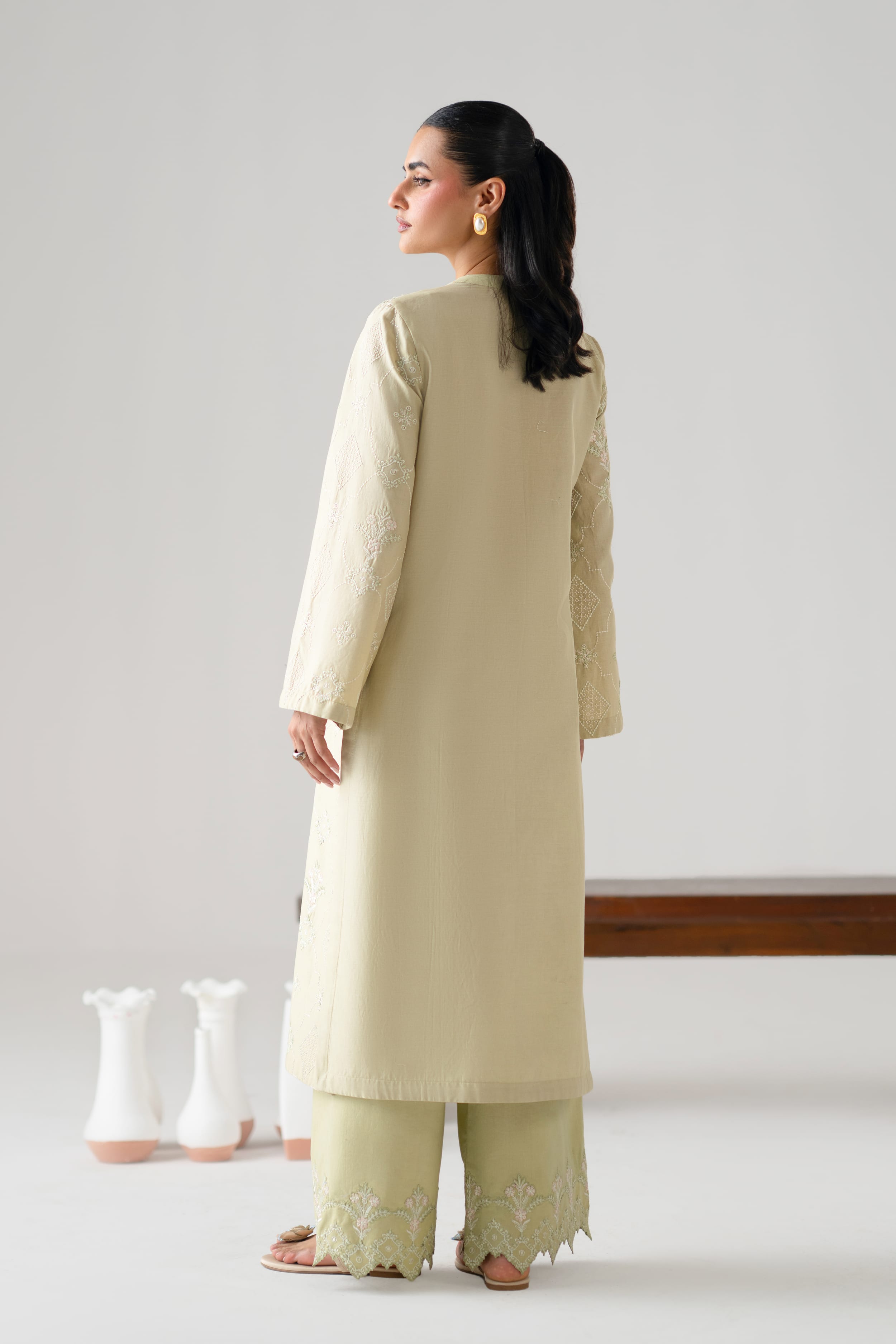 Ruva Cotton Pakistani Summer Dresses - Akbar Aslam - 3