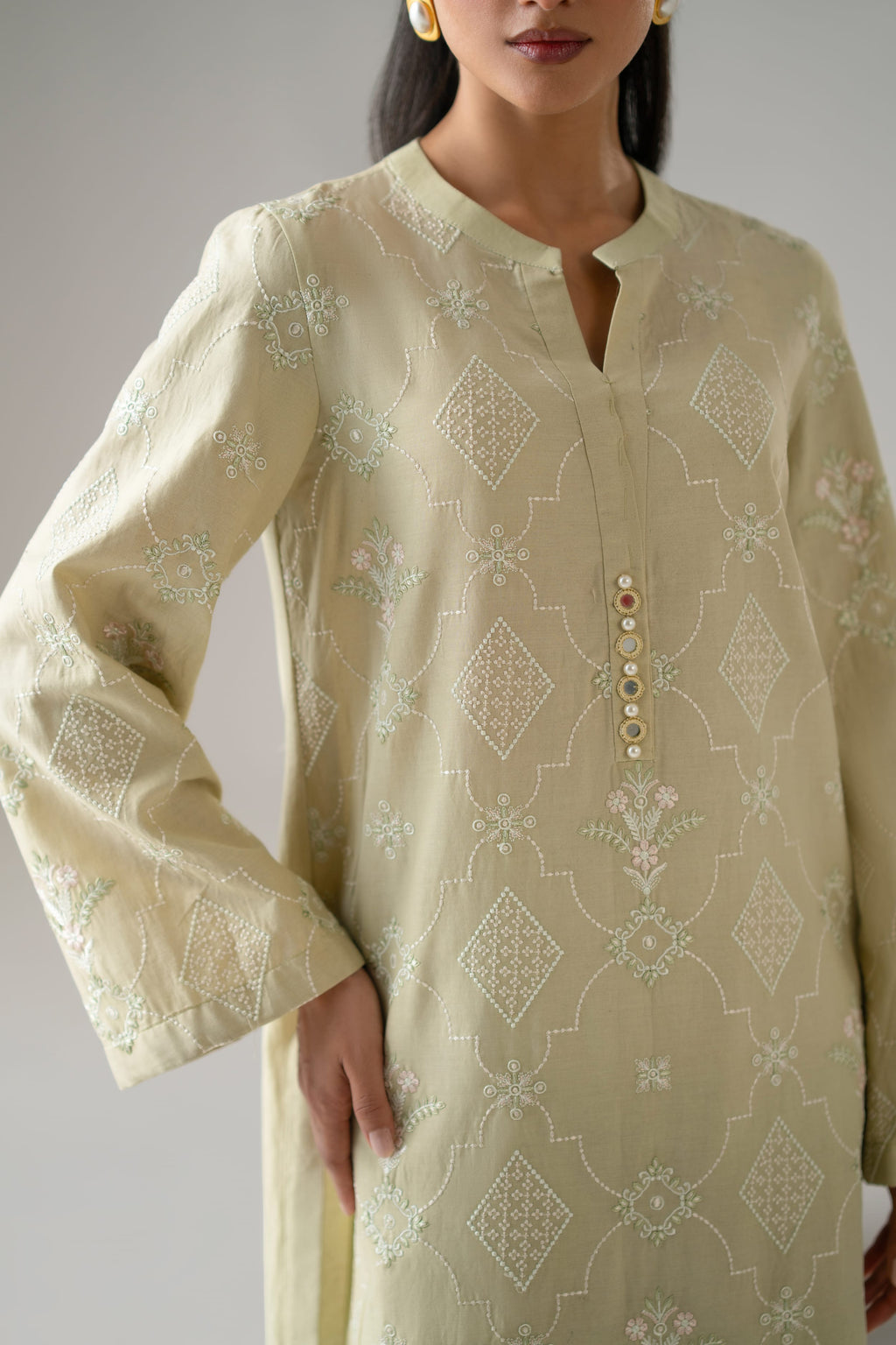 Ruva Cotton Pakistani Summer Dresses - Akbar Aslam - 5