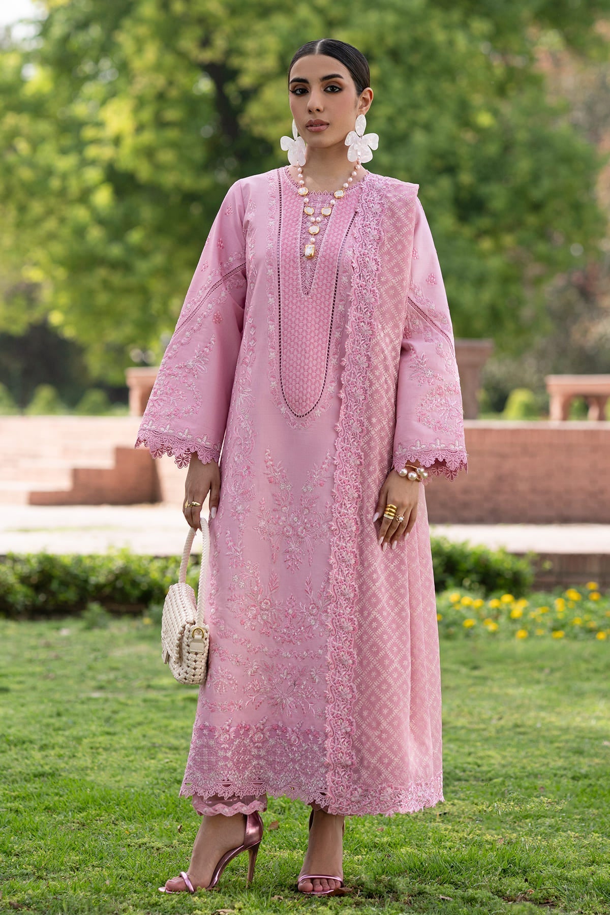 Roselle Embroidered Pakistani Dress