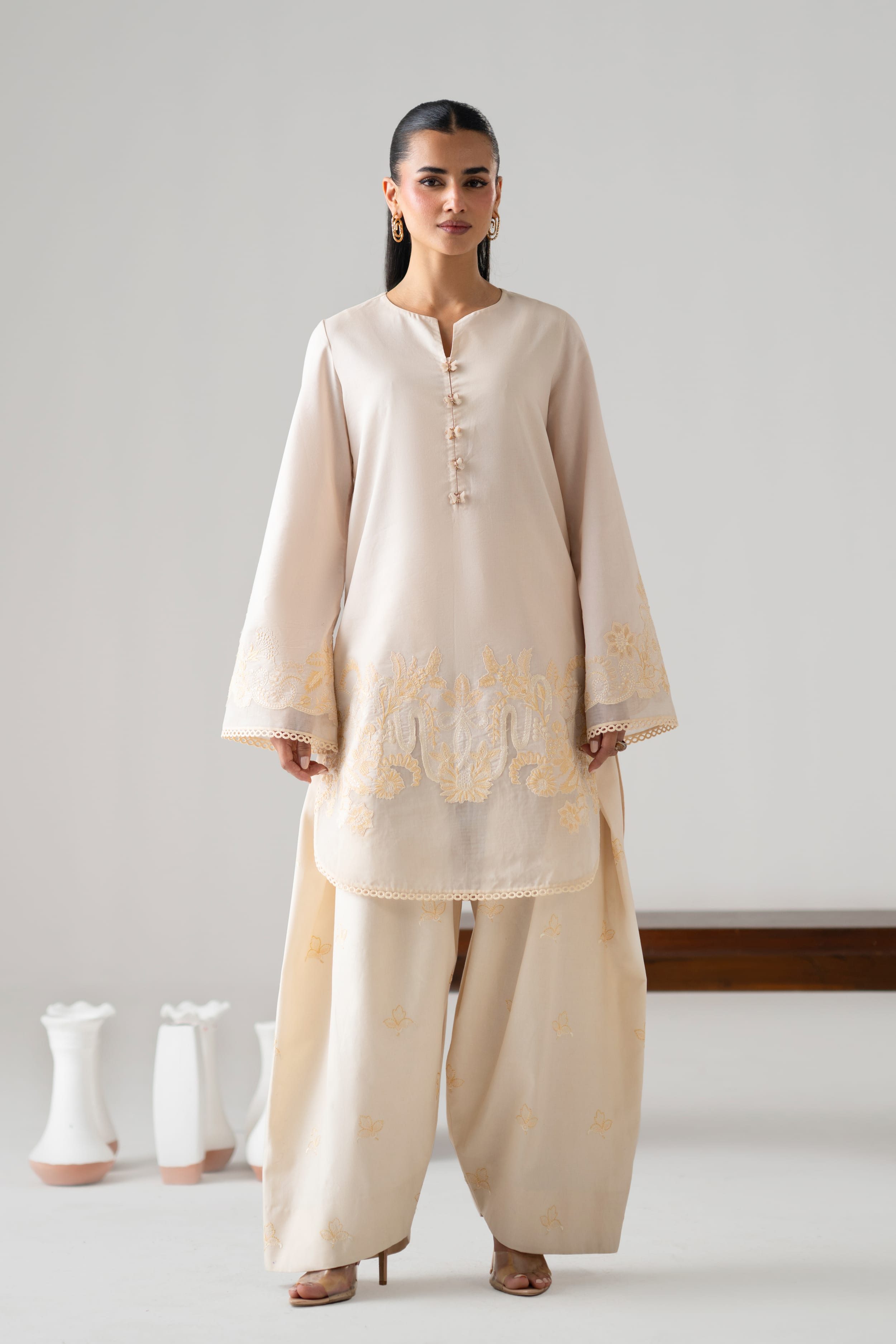Nova Cotton Pakistani Summer Dresses - Akbar Aslam - 2