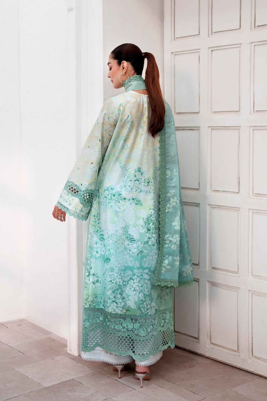 AURYN Organza Pakistani Summer Dresses - Afrozeh - 4