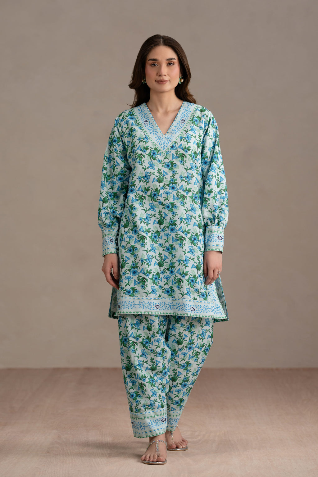 Bluebell Embroidered Pakistani Dress