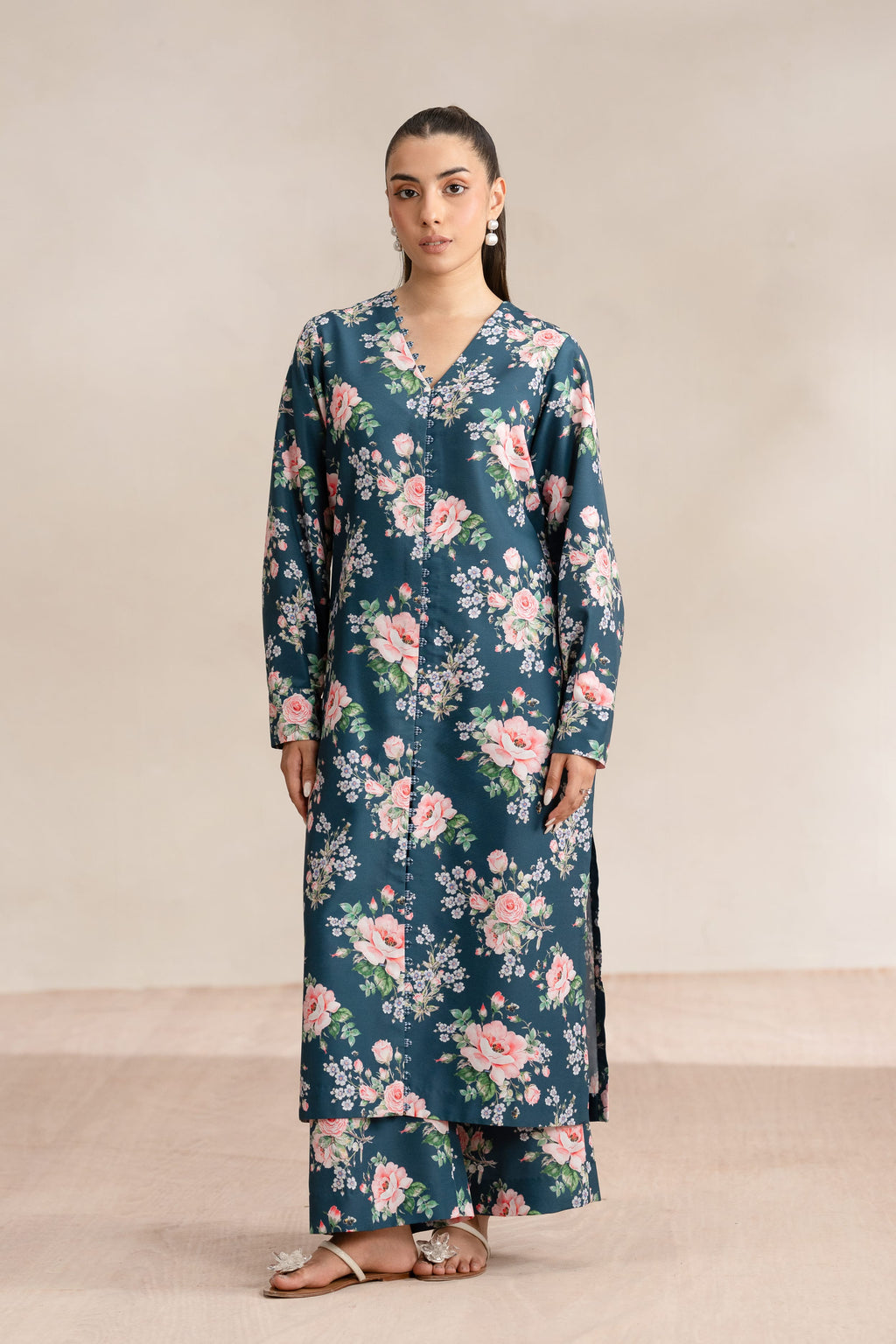 Roselle Embroidered Pakistani Dress