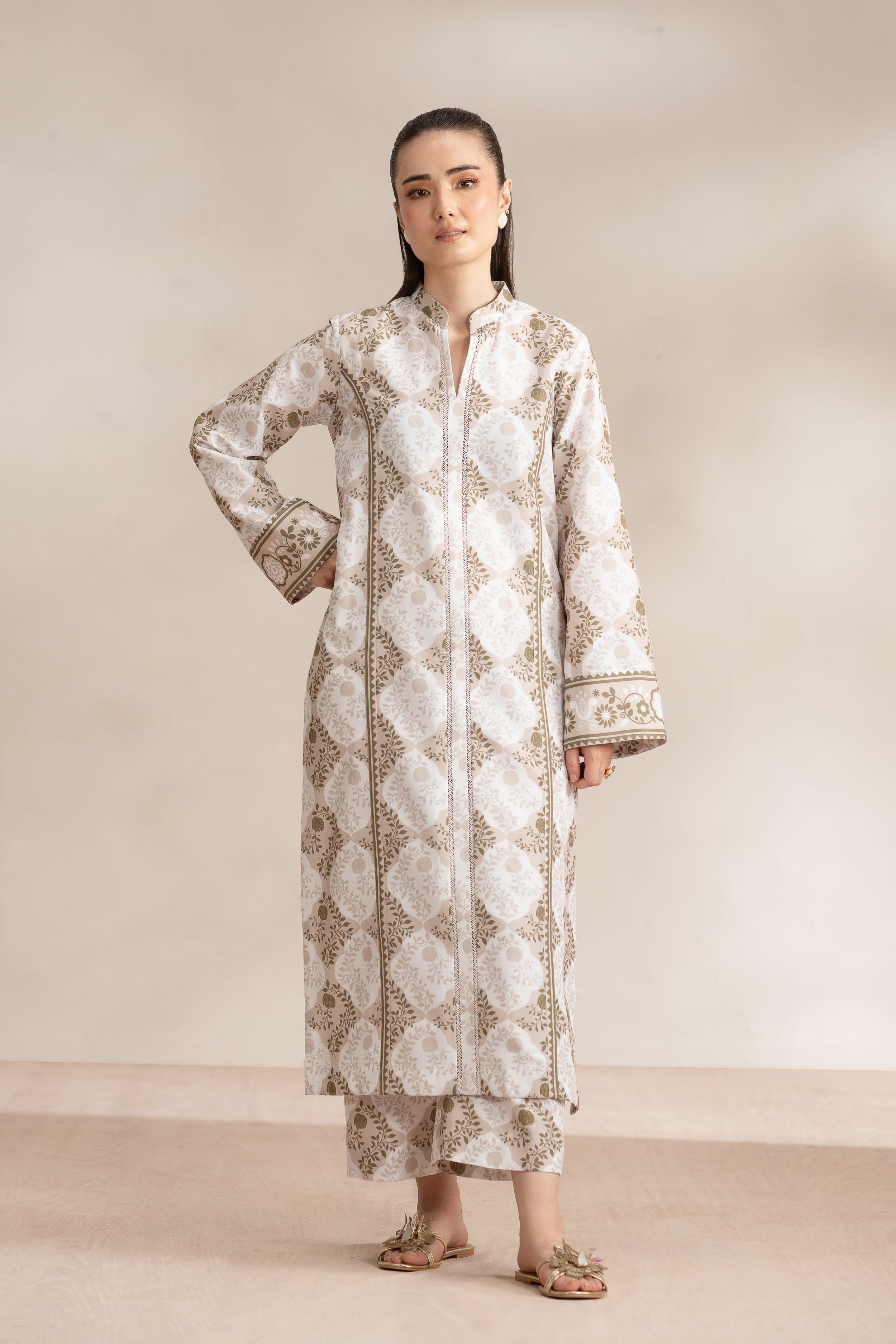 Ivoire Premium Fabric Pakistani Casuals Dresses - Akbar Aslam - 1