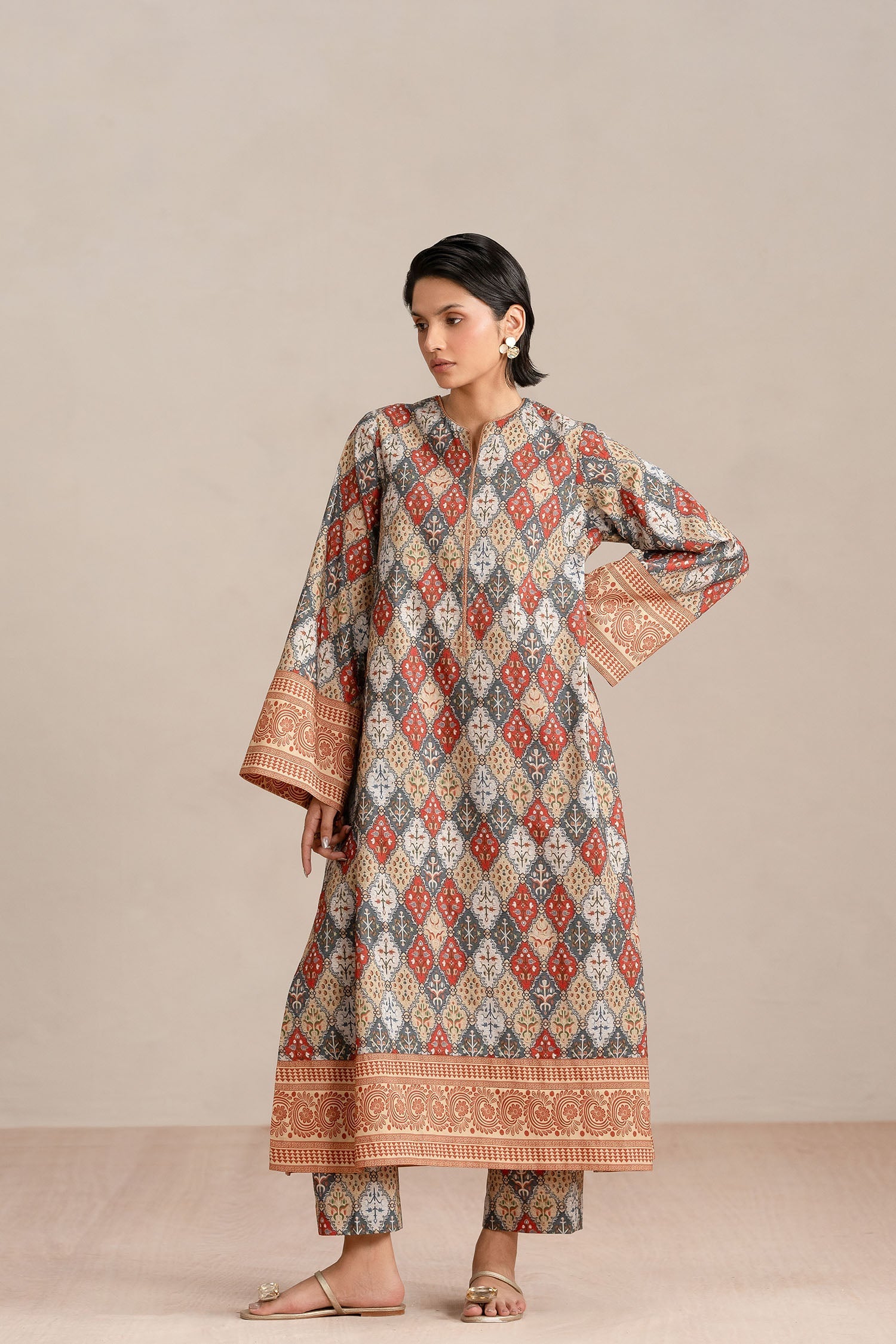 Vividia Embroidered Pakistani Dress