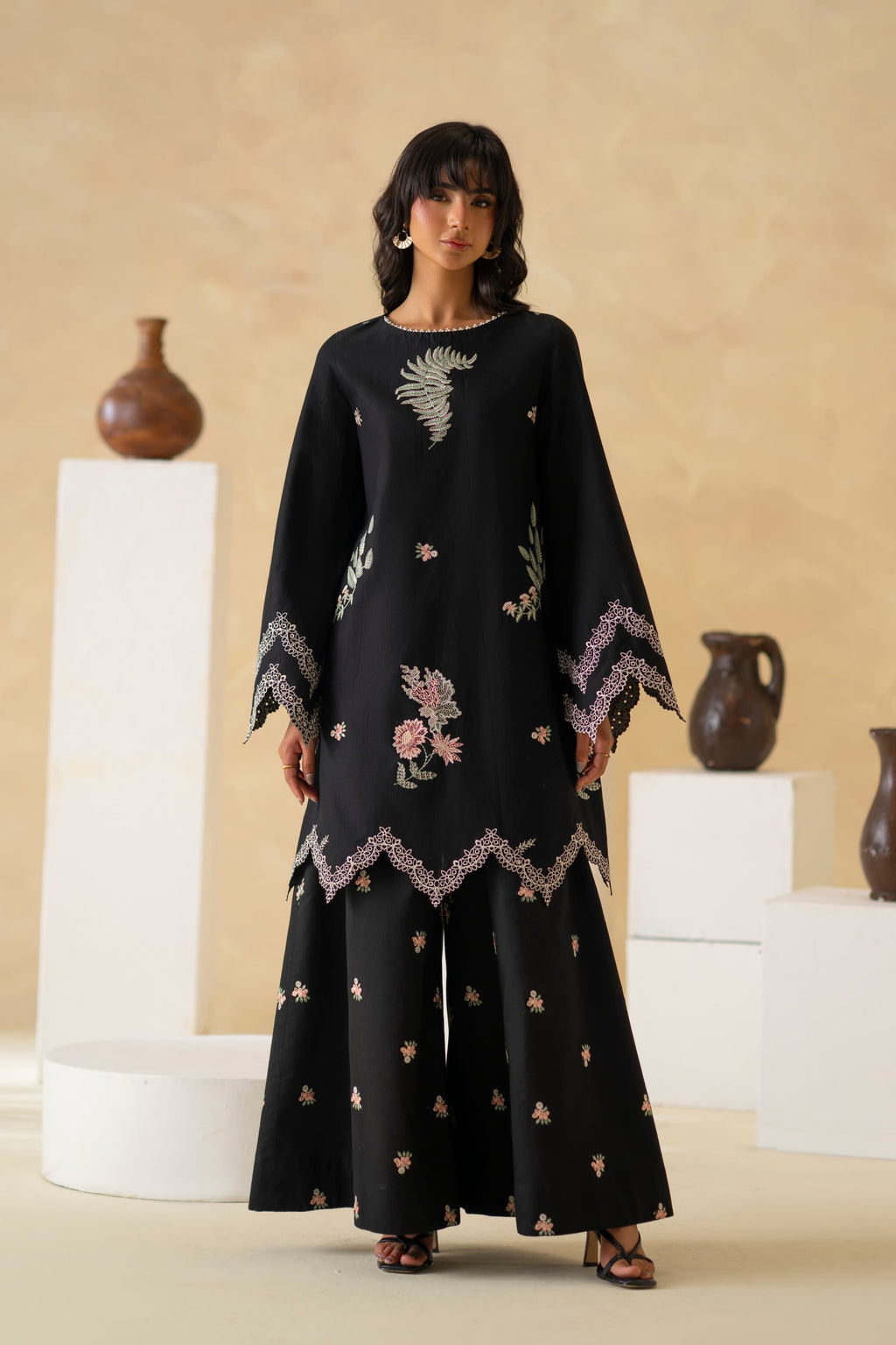 Ayzel Cotton Pakistani Summer Dresses - Akbar Aslam - 1