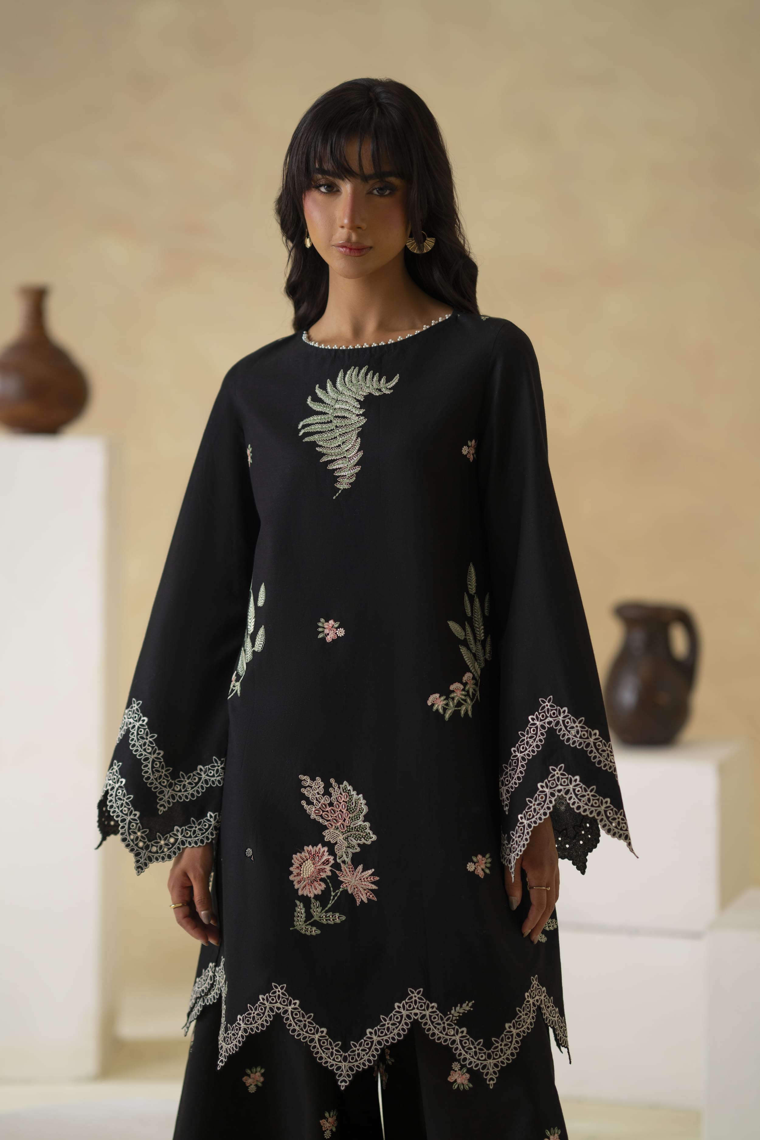 Ayzel Cotton Pakistani Summer Dresses - Akbar Aslam - 4