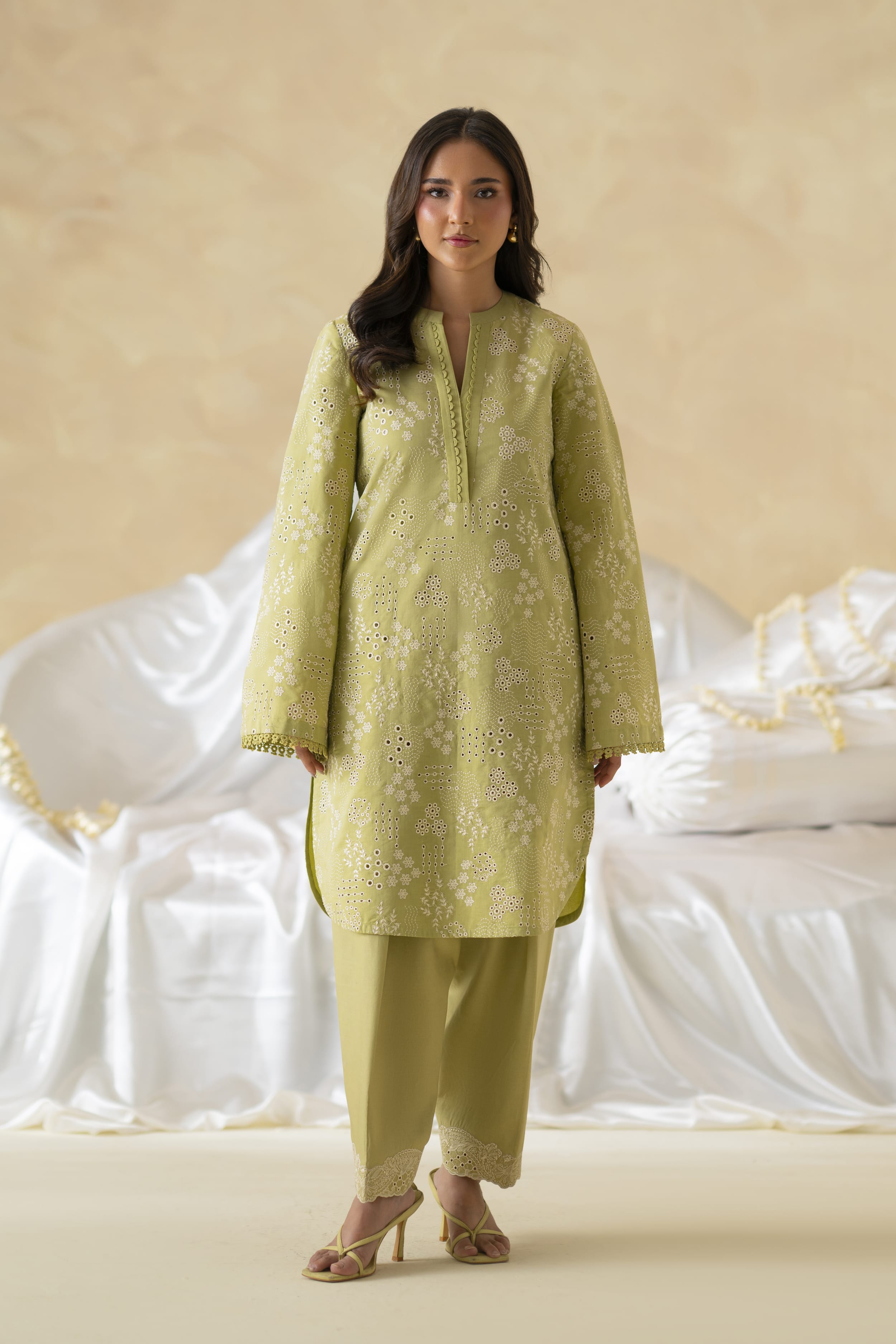Liora Cotton Pakistani Summer Dresses - Akbar Aslam - 1