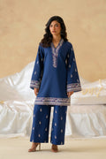 Celadon Cotton Pakistani Summer Dresses - Akbar Aslam - 1
