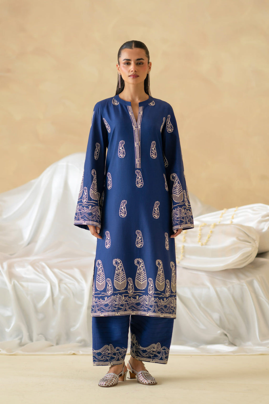 Amaya Cotton Pakistani Summer Dresses - Akbar Aslam - 1