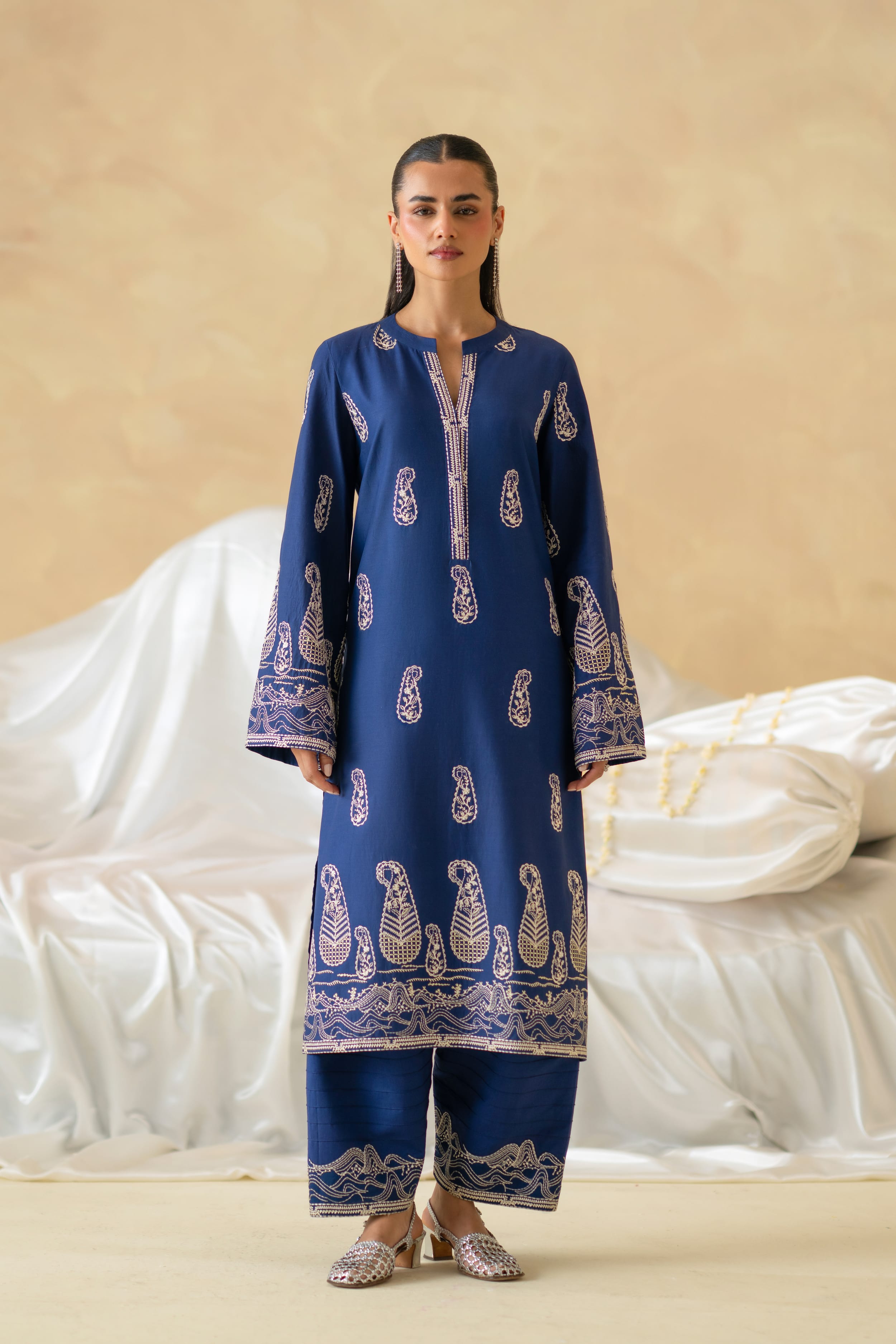 Amaya Cotton Pakistani Summer Dresses - Akbar Aslam - 1