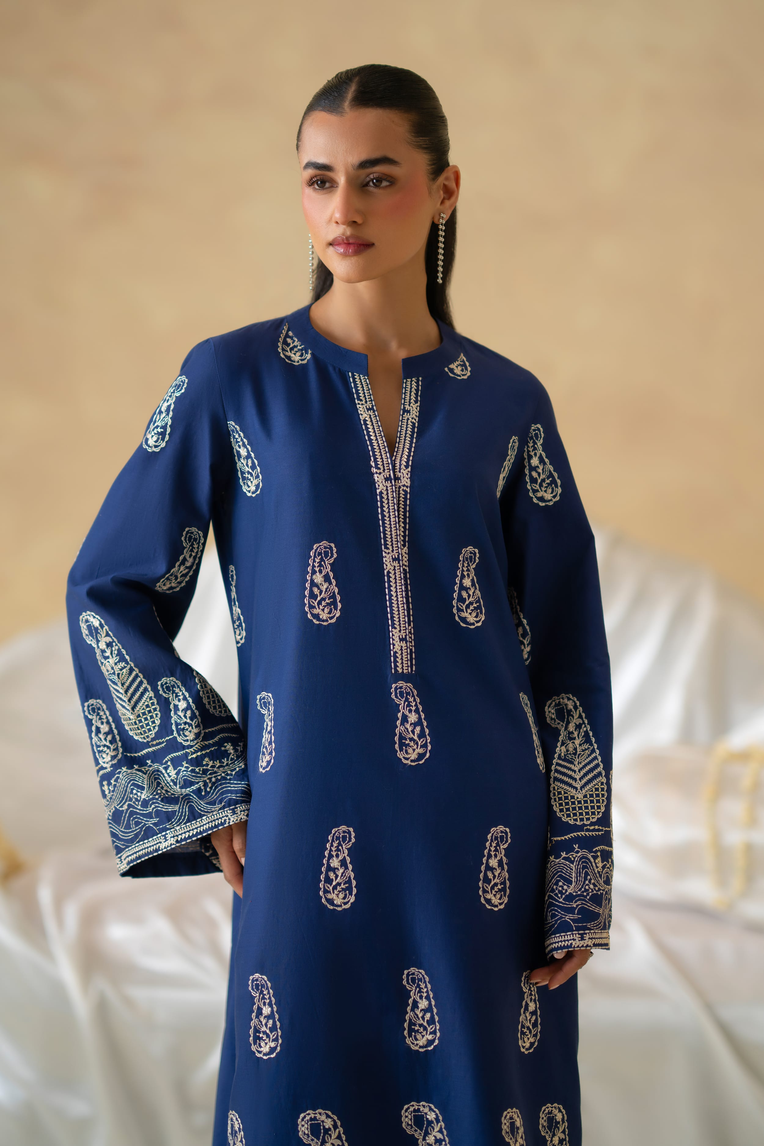 Amaya Cotton Pakistani Summer Dresses - Akbar Aslam - 4