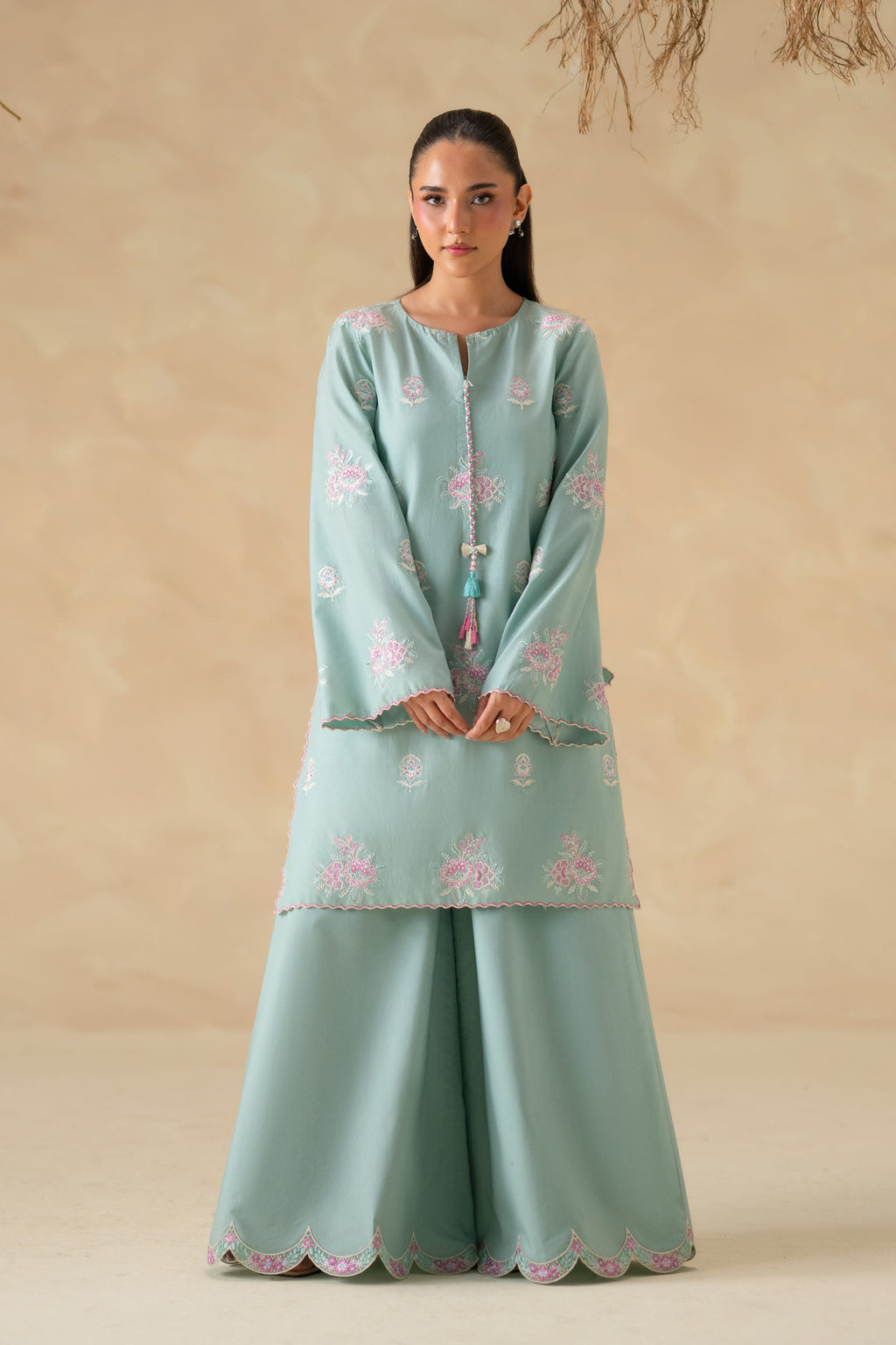 Nila Cotton Pakistani Summer Dresses - Akbar Aslam - 2