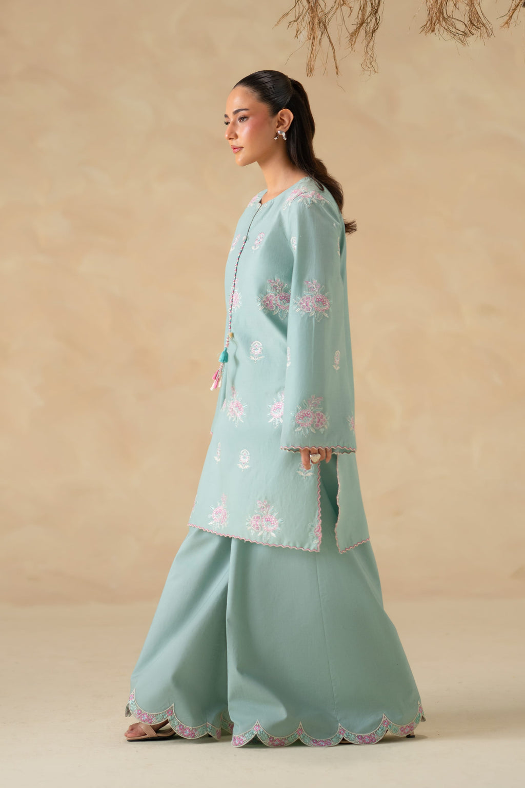 Nila Cotton Pakistani Summer Dresses - Akbar Aslam - 3