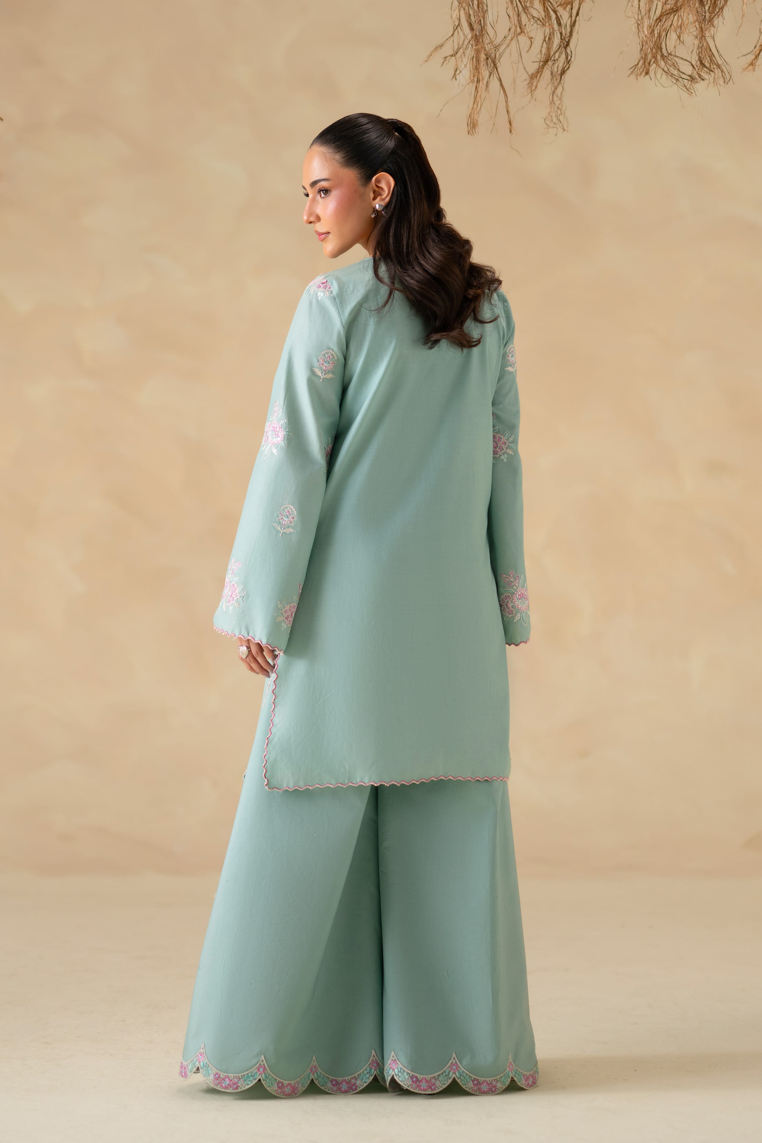 Nila Cotton Pakistani Summer Dresses - Akbar Aslam - 4