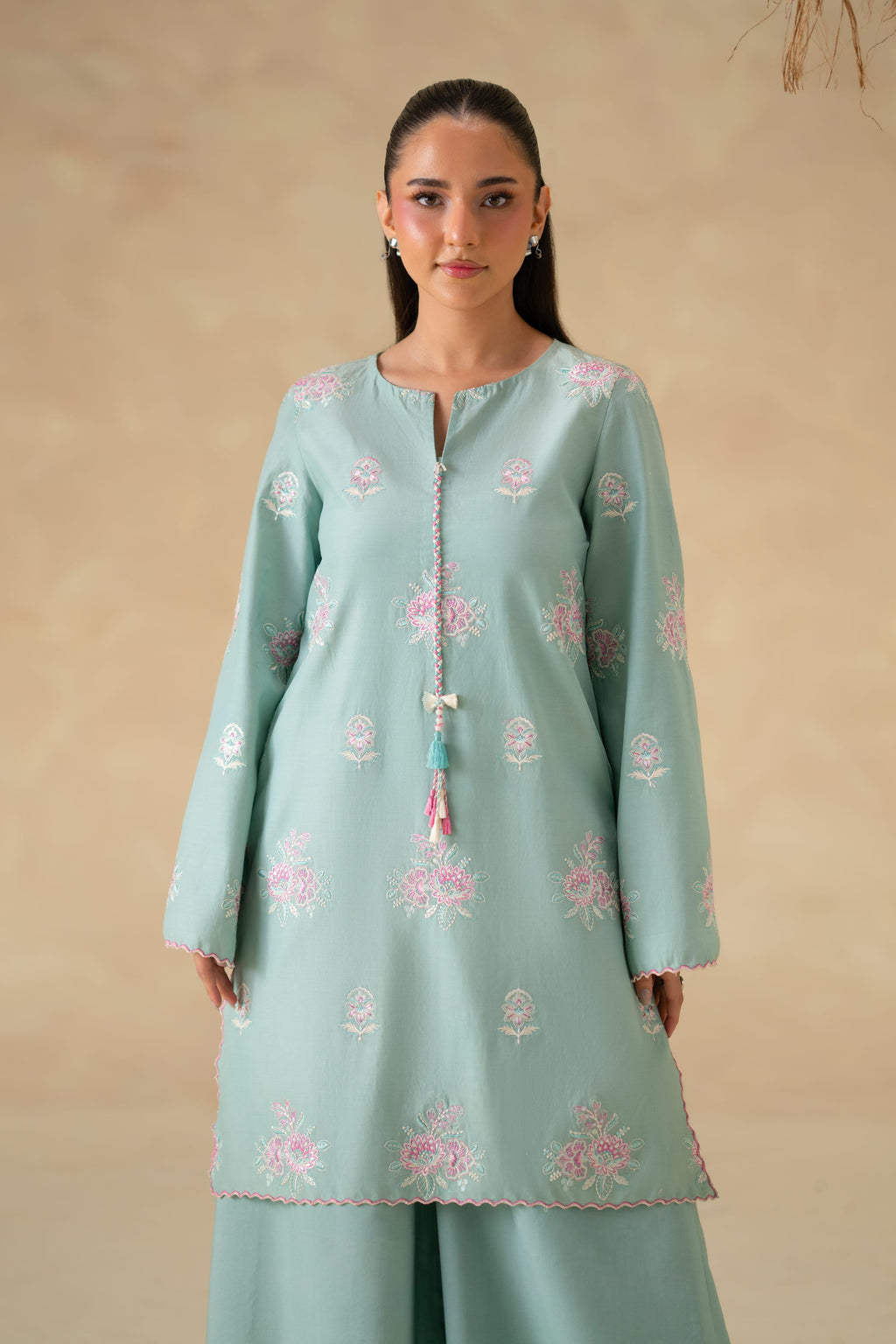 Nila Cotton Pakistani Summer Dresses - Akbar Aslam - 5