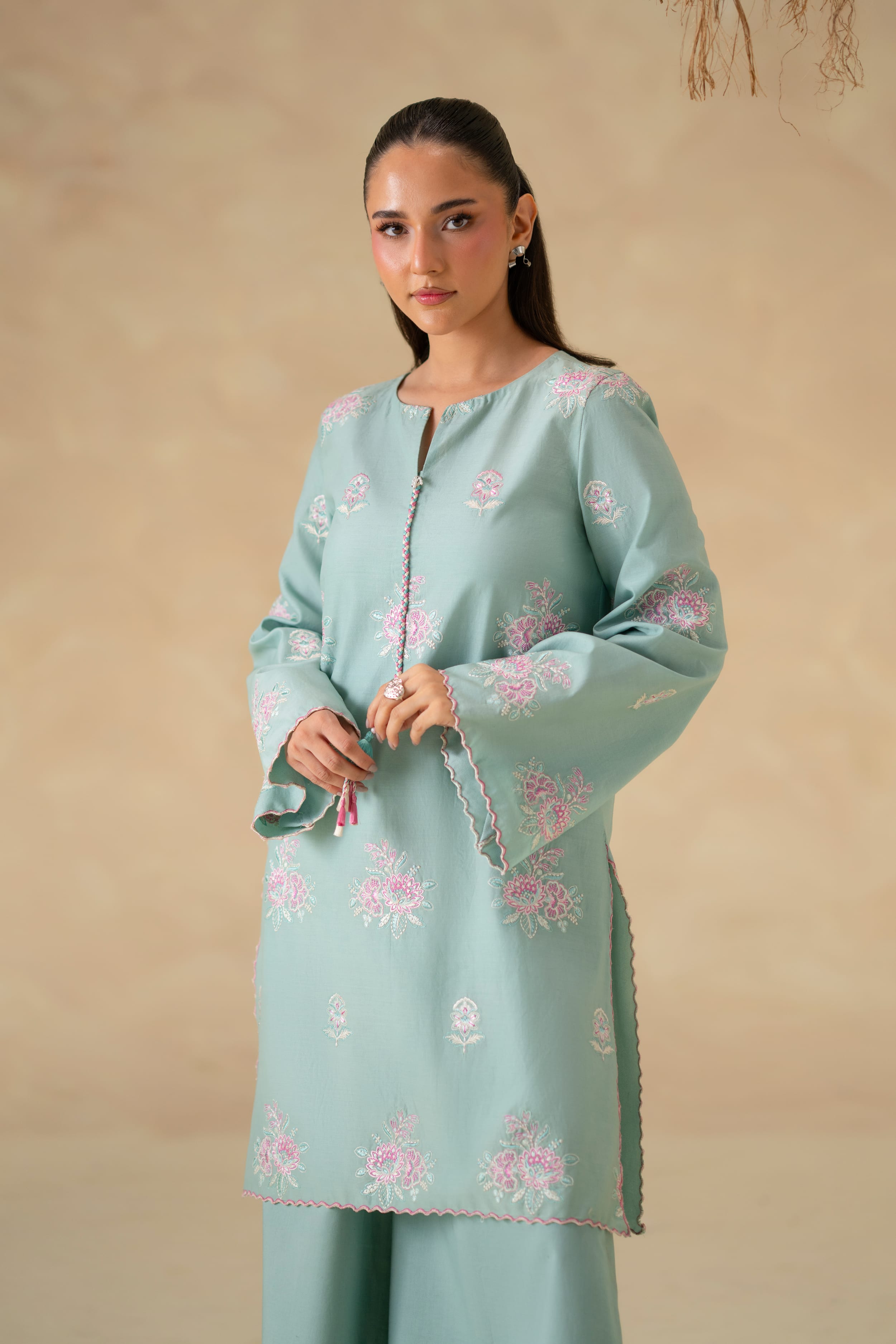 Nila Cotton Pakistani Summer Dresses - Akbar Aslam - 7