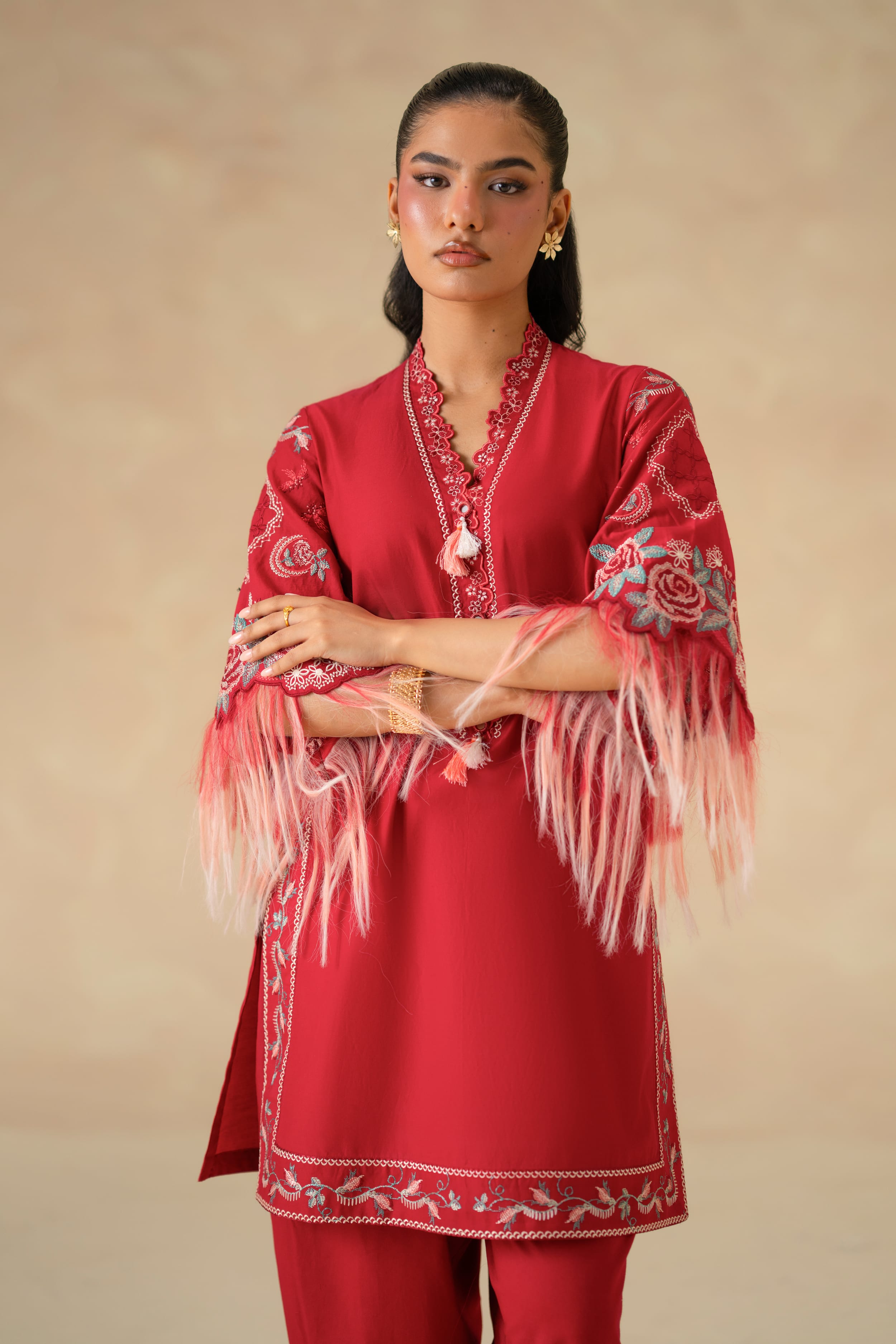 Alara Cotton Pakistani Summer Dresses - Akbar Aslam - 6