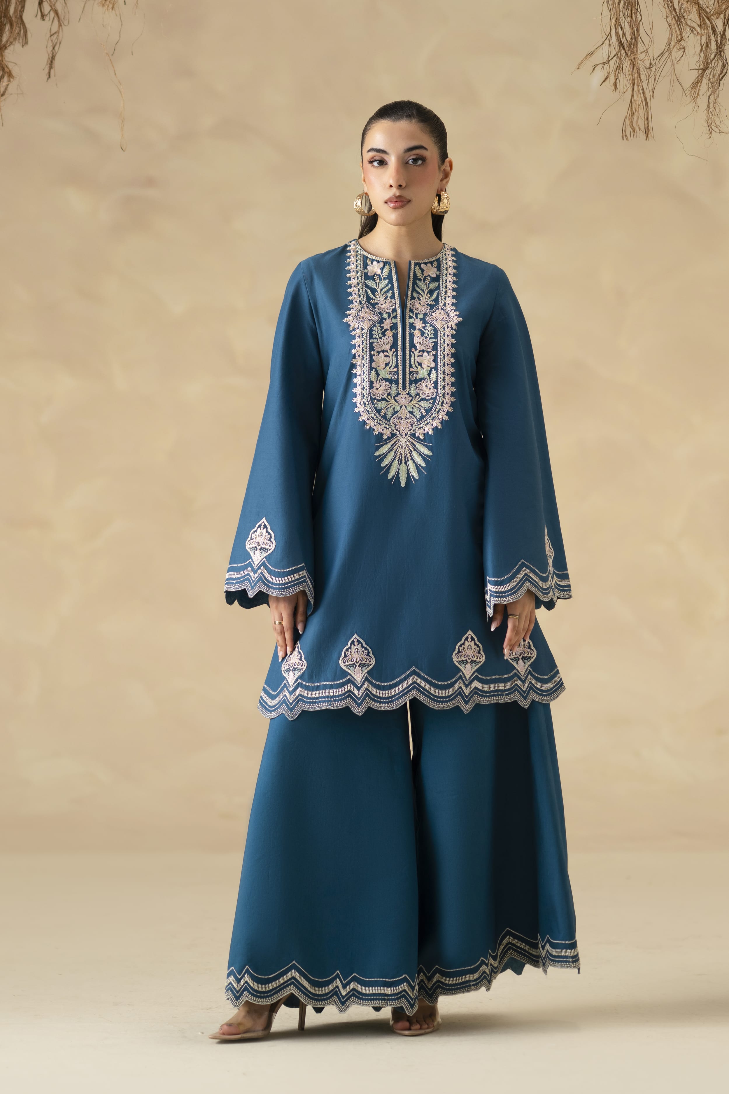 Lune Cotton Pakistani Summer Dresses - Akbar Aslam - 1