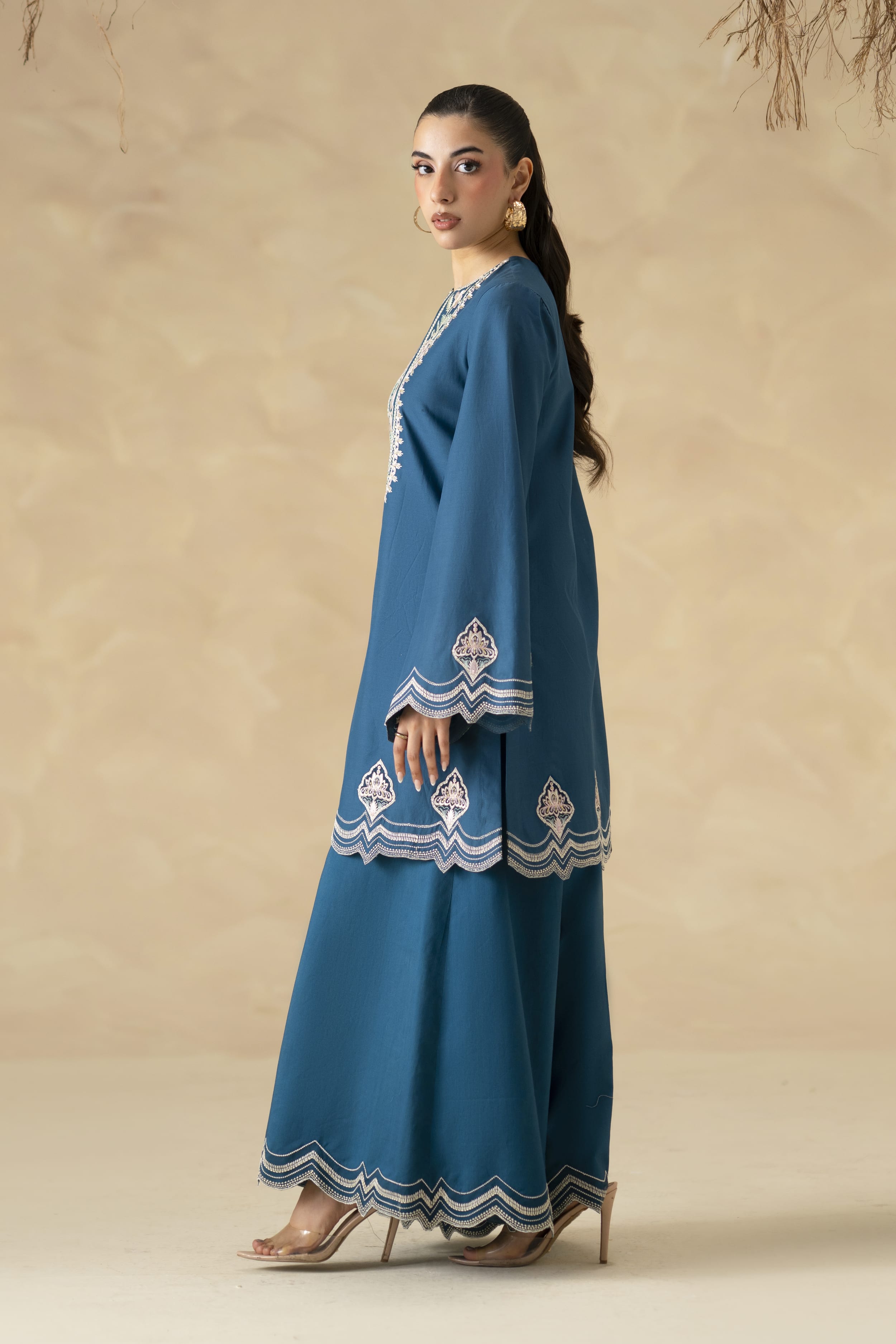 Lune Cotton Pakistani Summer Dresses - Akbar Aslam - 2