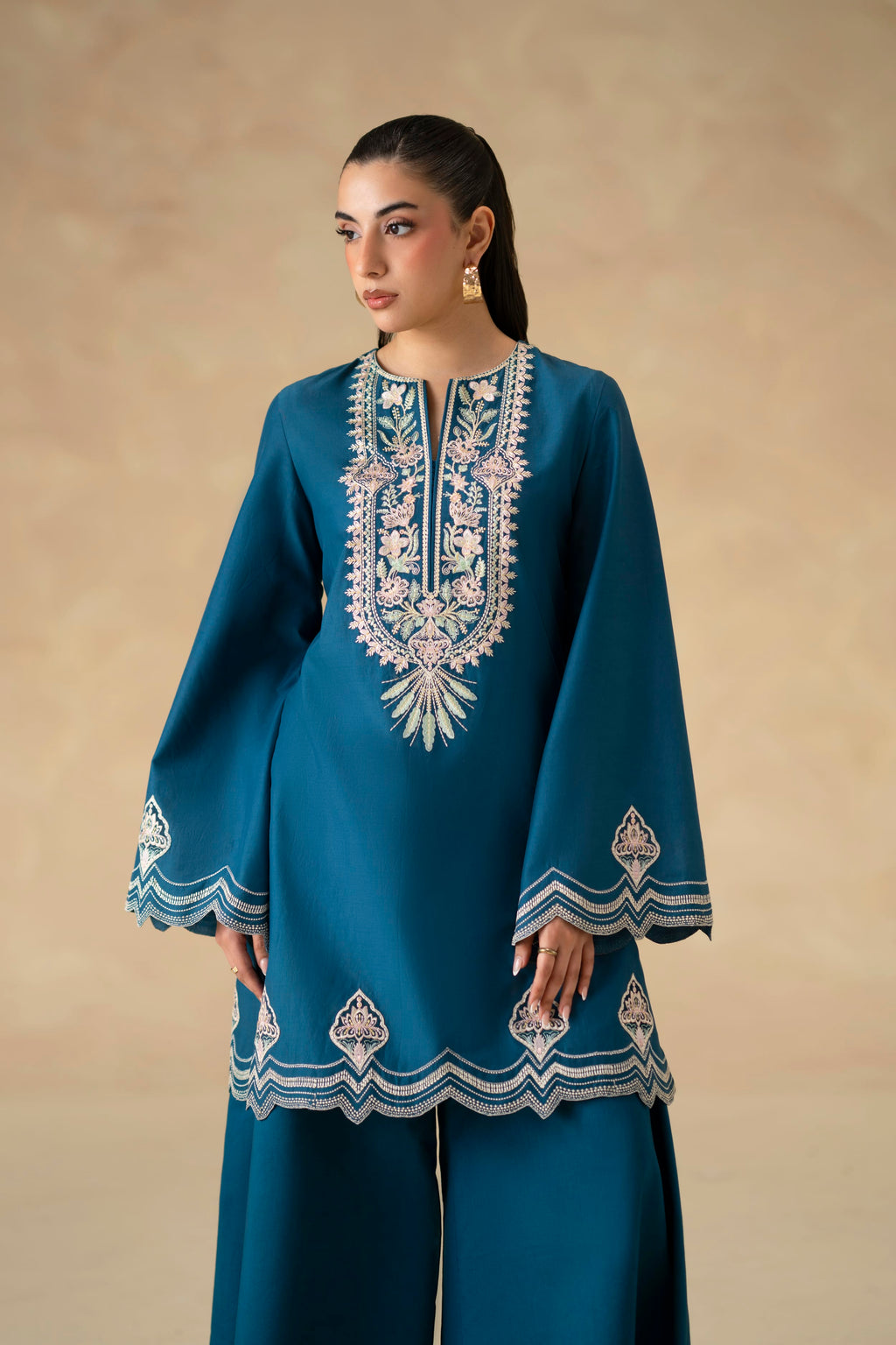 Lune Cotton Pakistani Summer Dresses - Akbar Aslam - 4