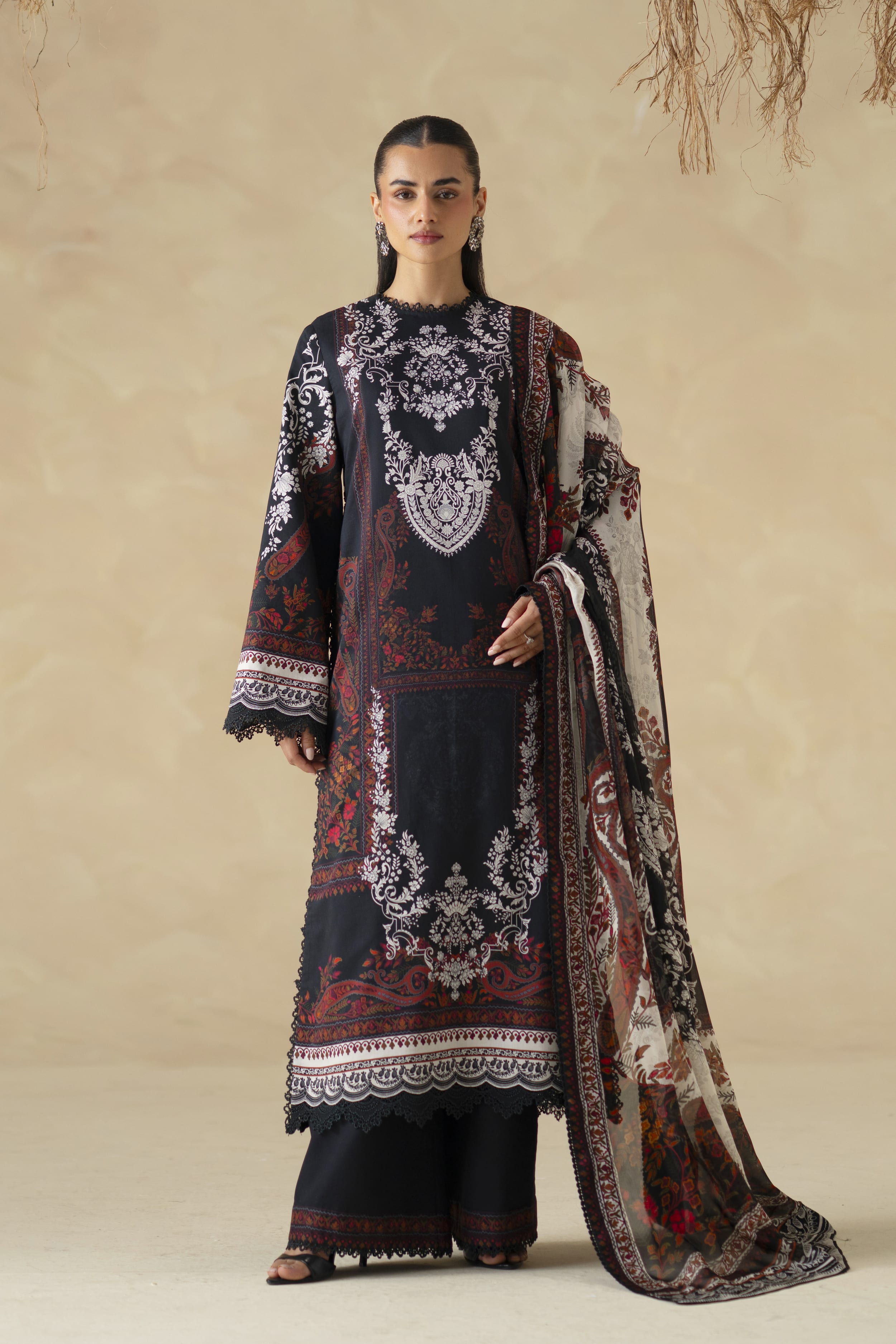Manrch Embroidered Pakistani Dress
